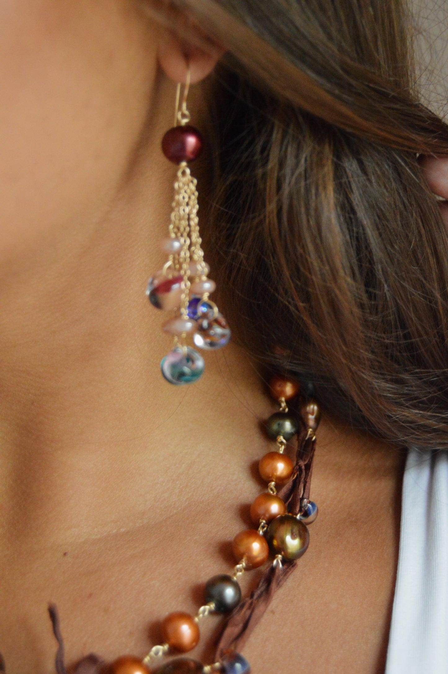 Fall Party Drop Earrings