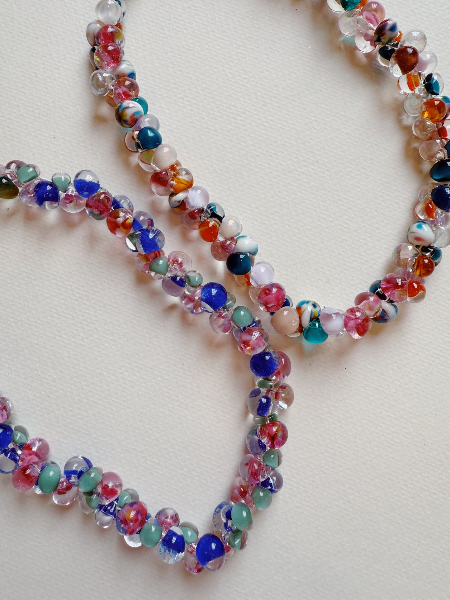 Multi Bubble Glass Necklace