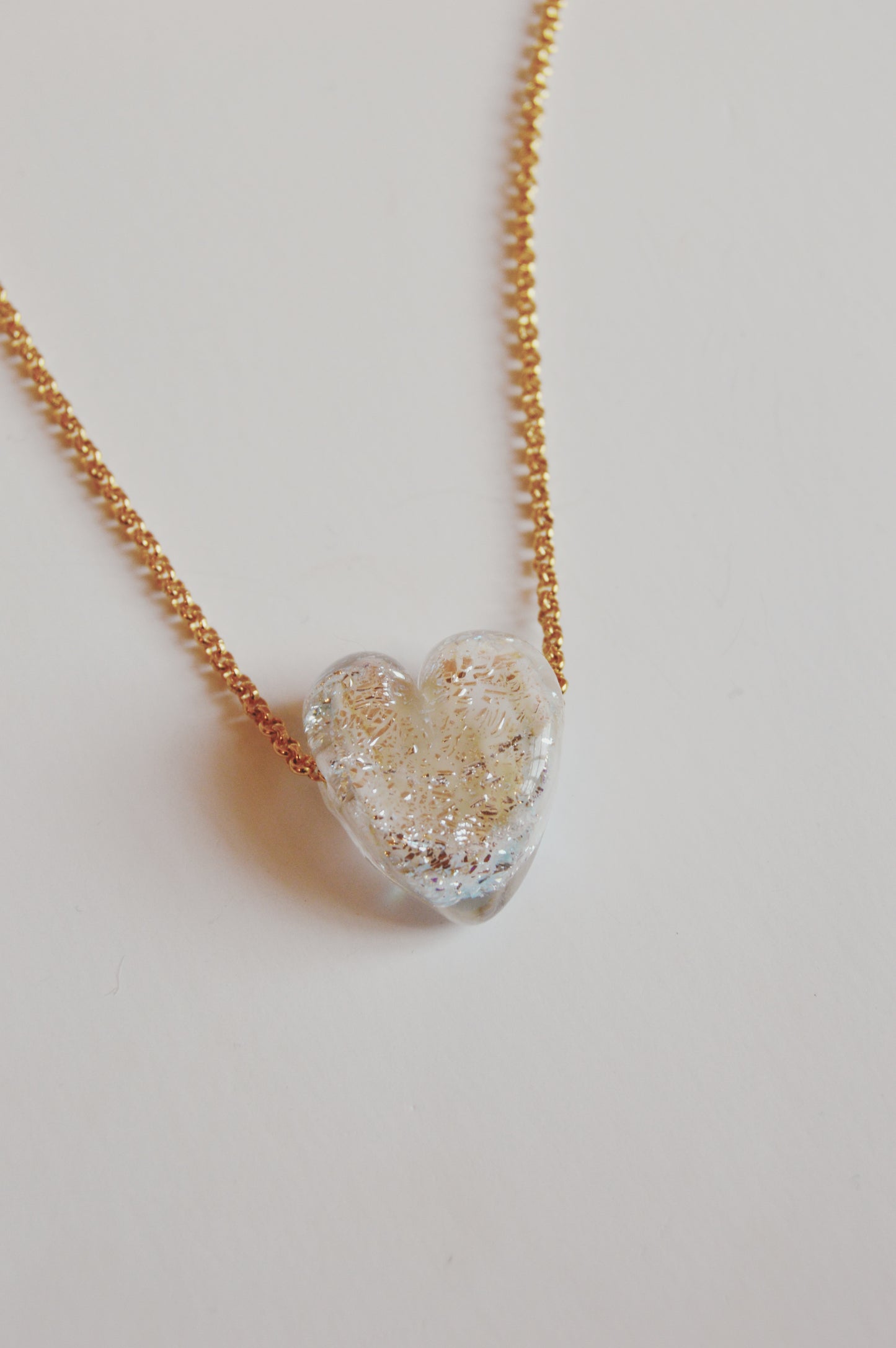 Glass Heart Necklace