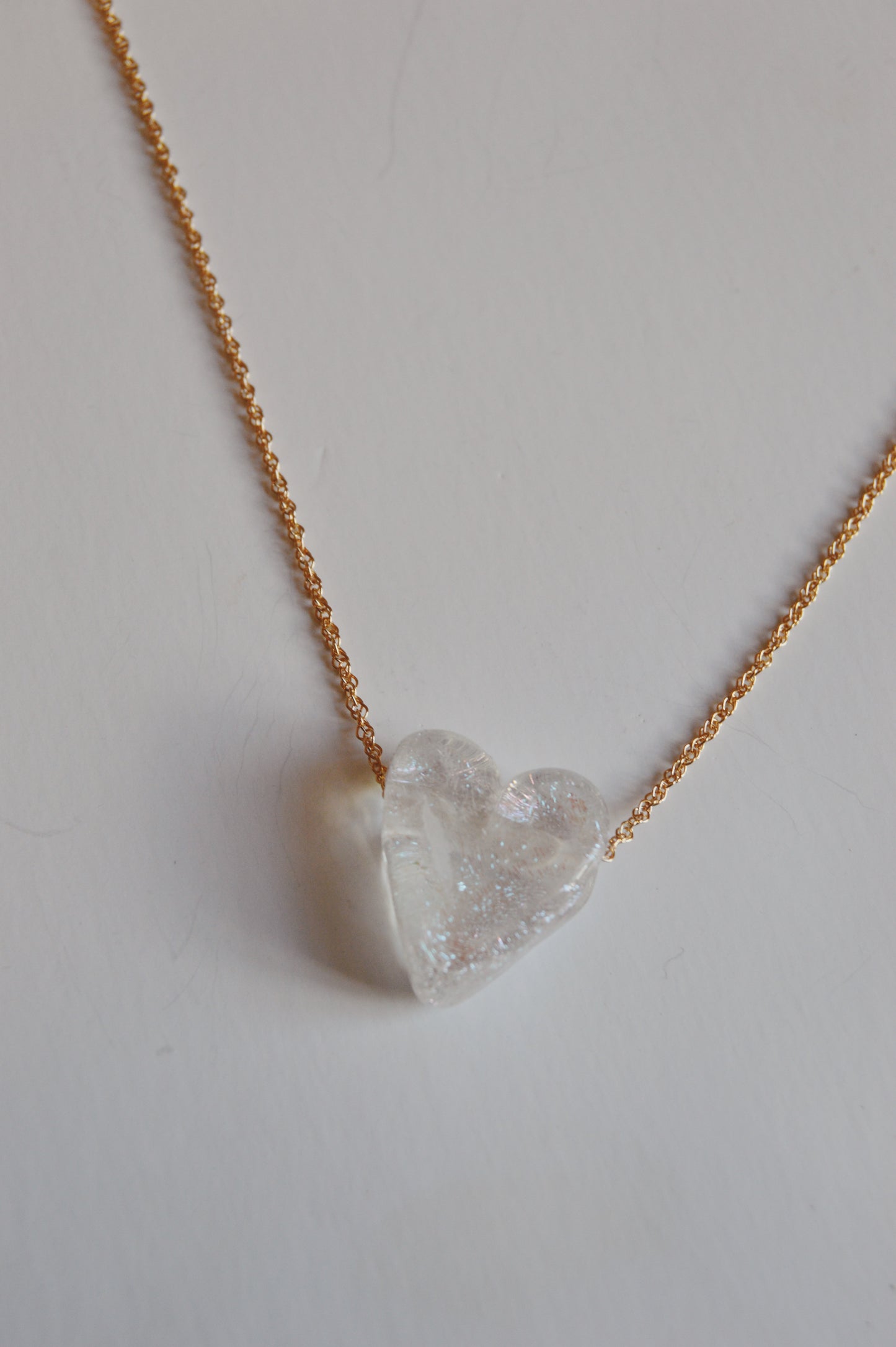 Glass Heart Necklace