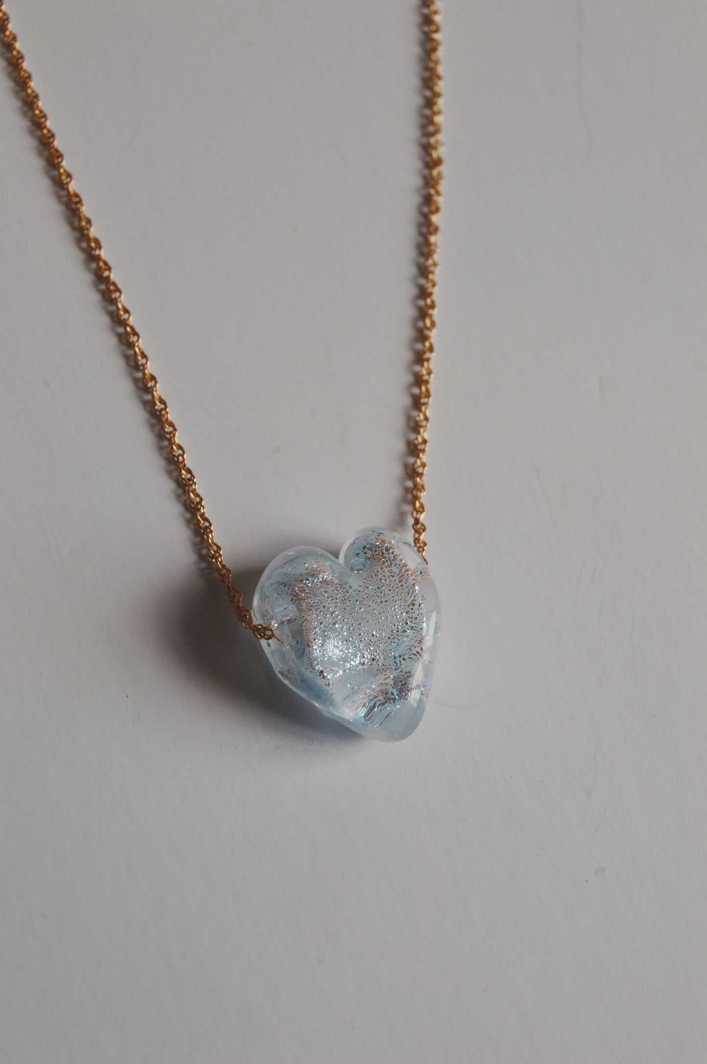 Glass Heart Necklace
