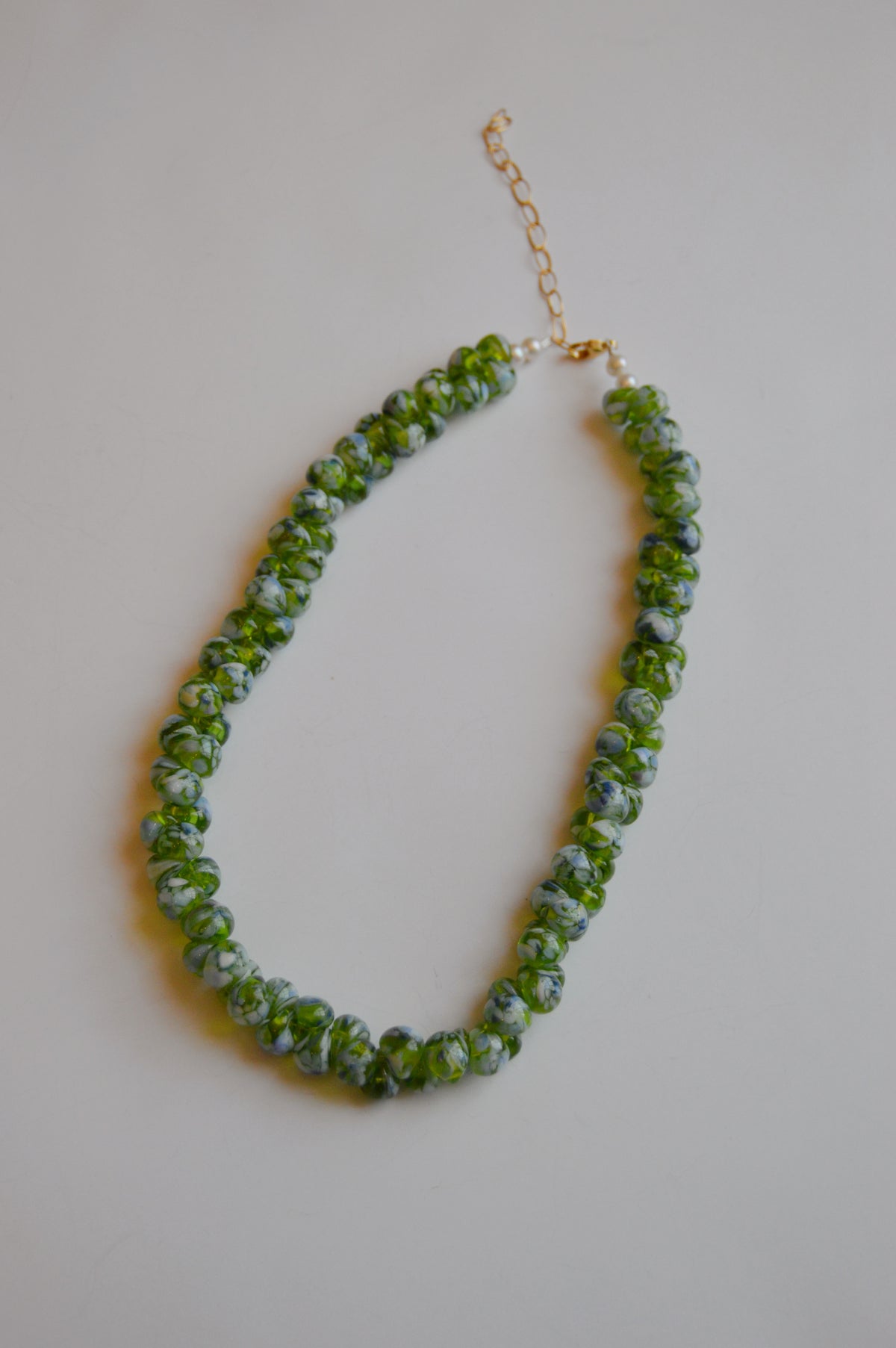 Bubble Glass Necklace- Pond
