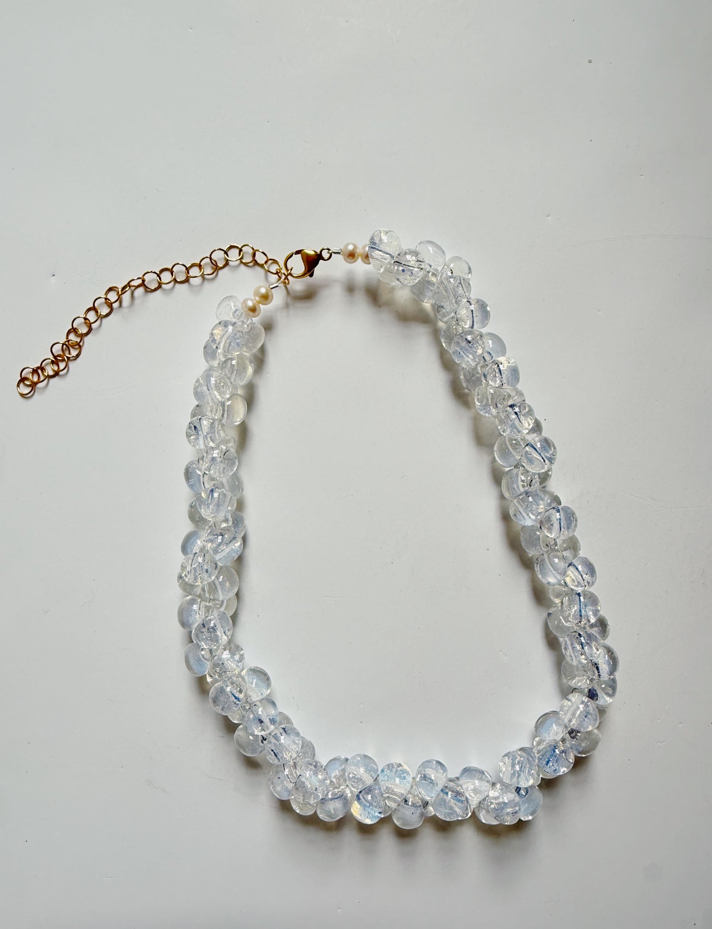 Solid Bubble Glass Necklace