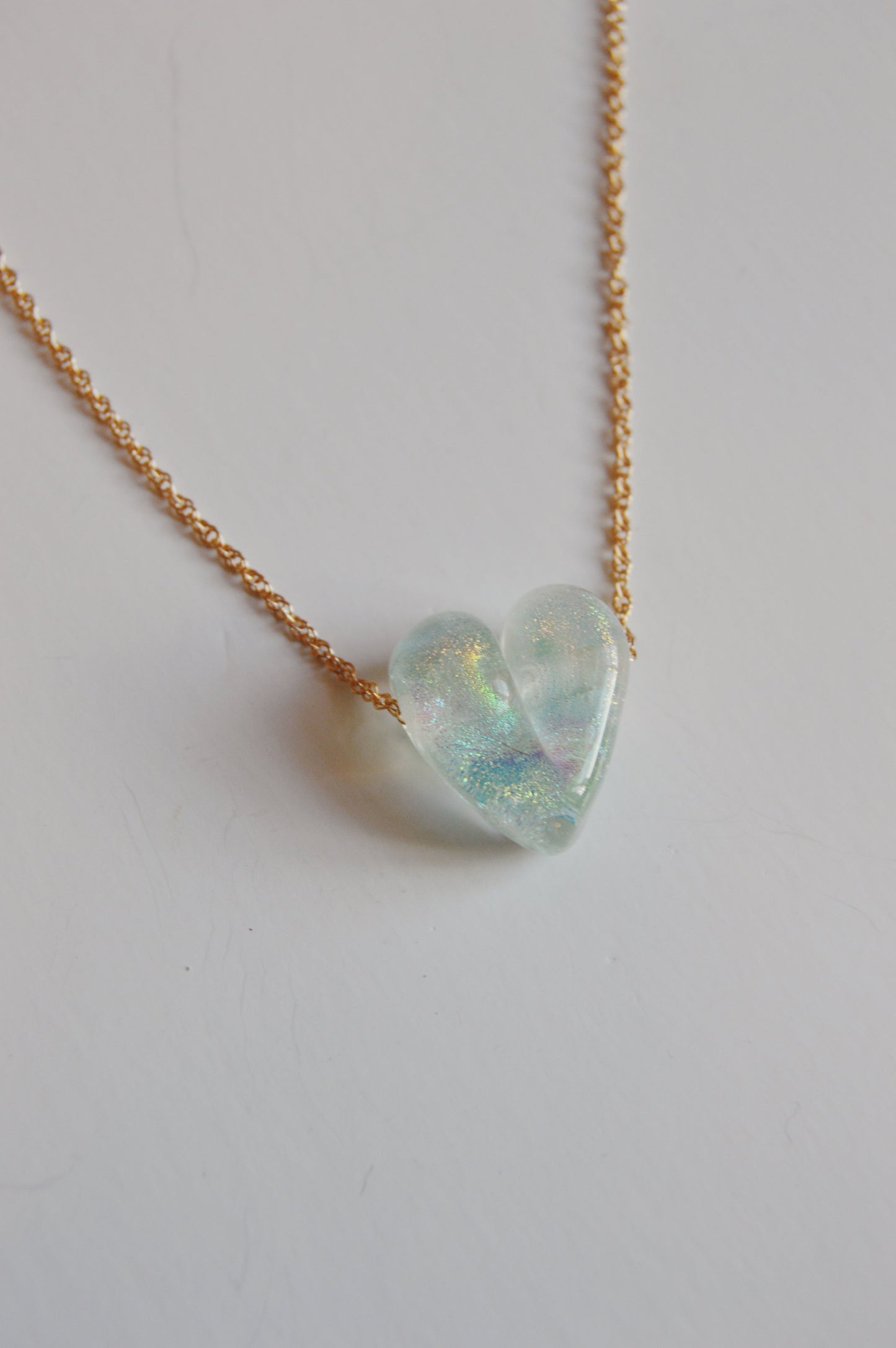 Glass Heart Necklace