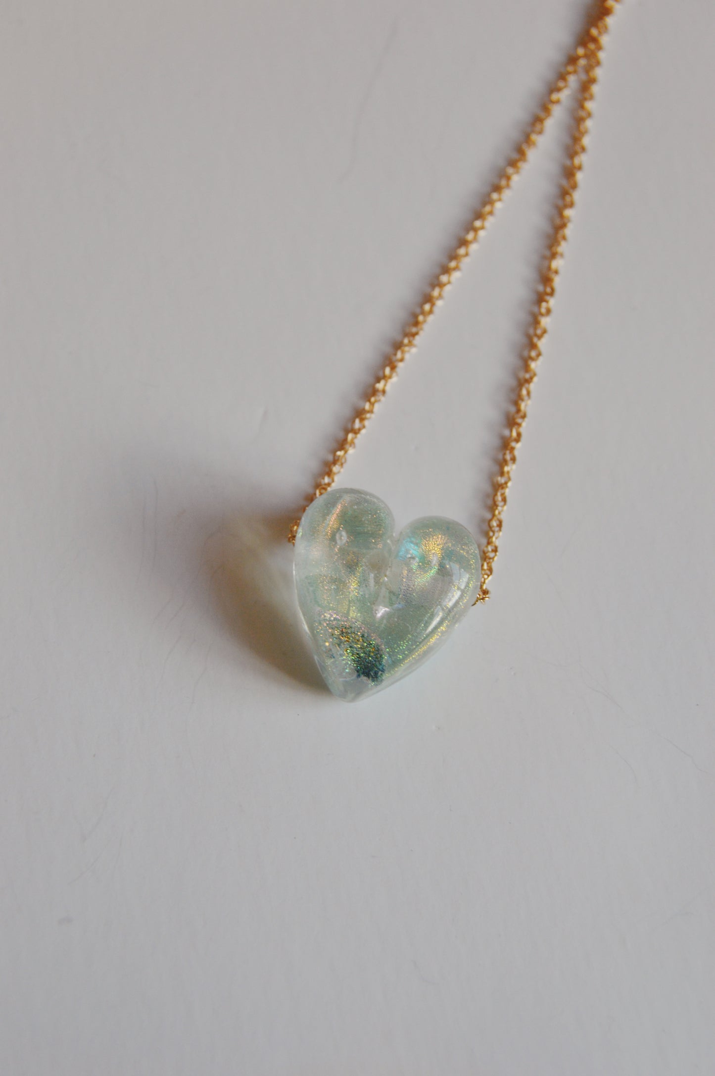 Glass Heart Necklace
