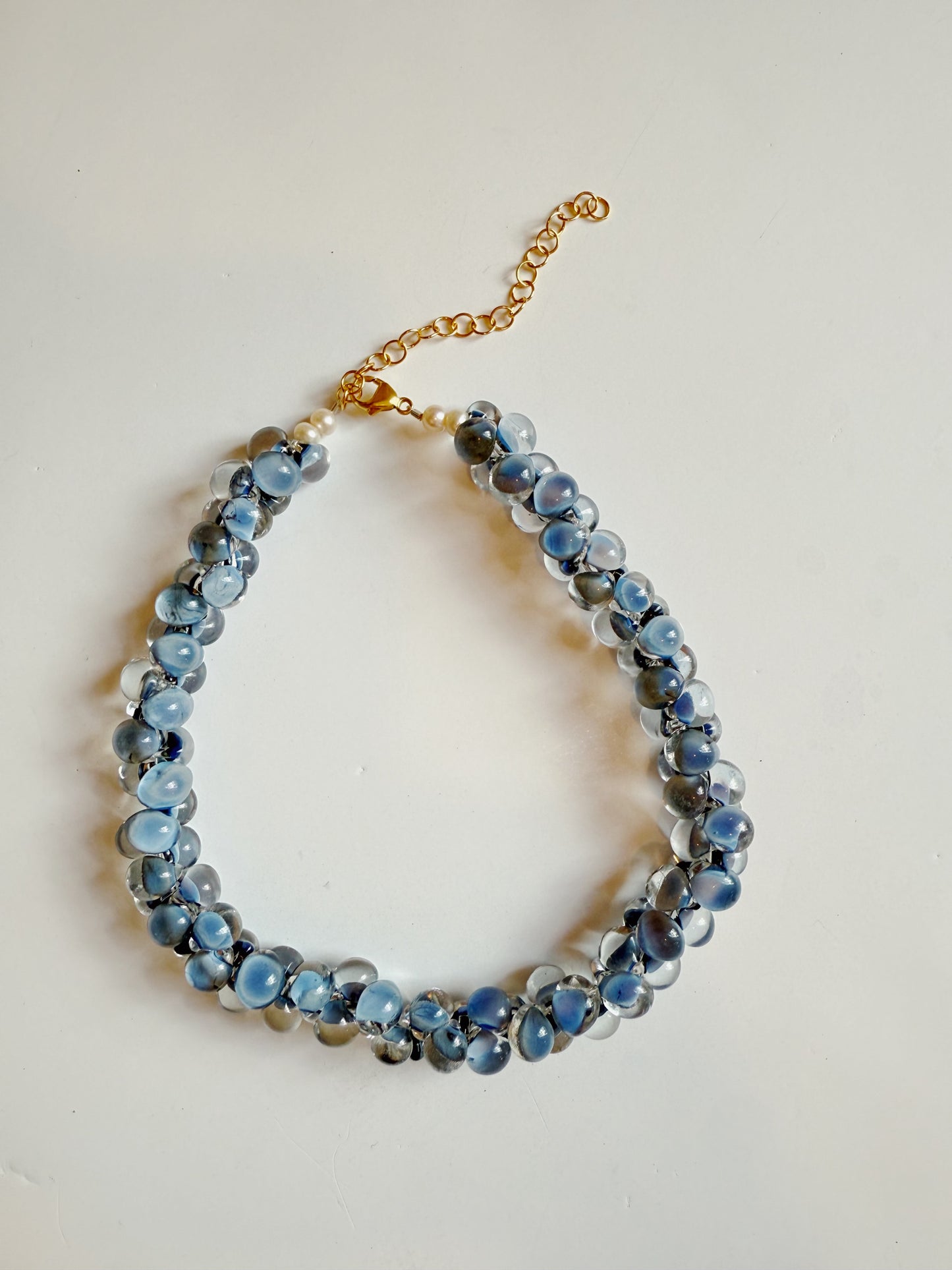 Solid Bubble Glass Necklace