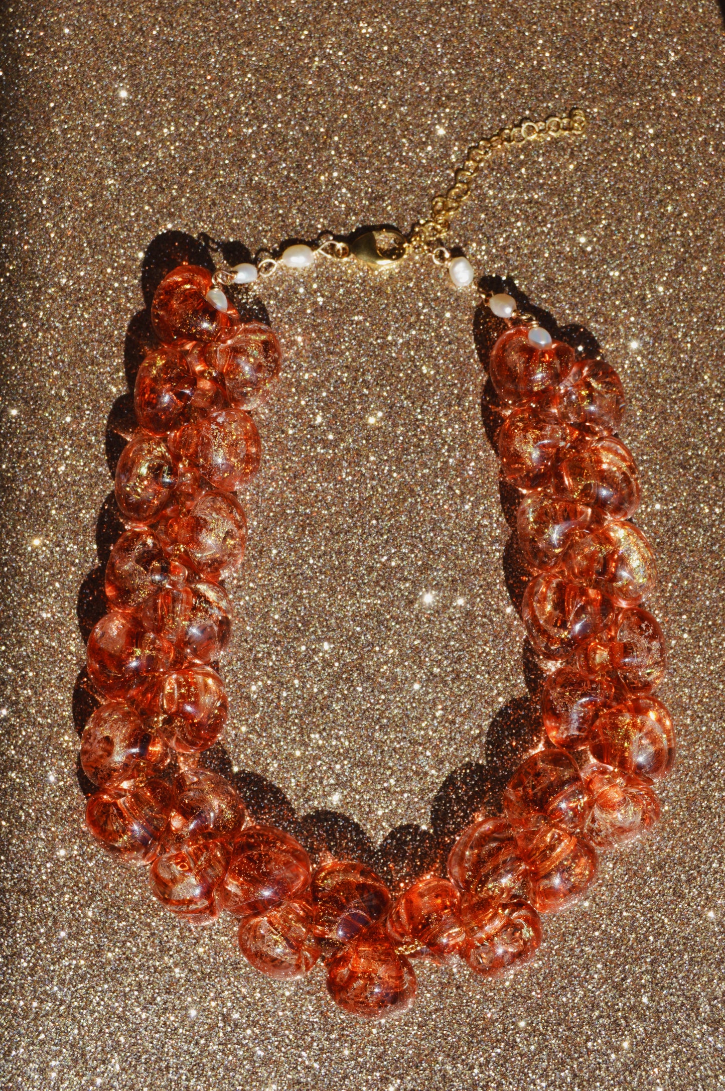 Grand Bubble Glass Necklace-Holiday