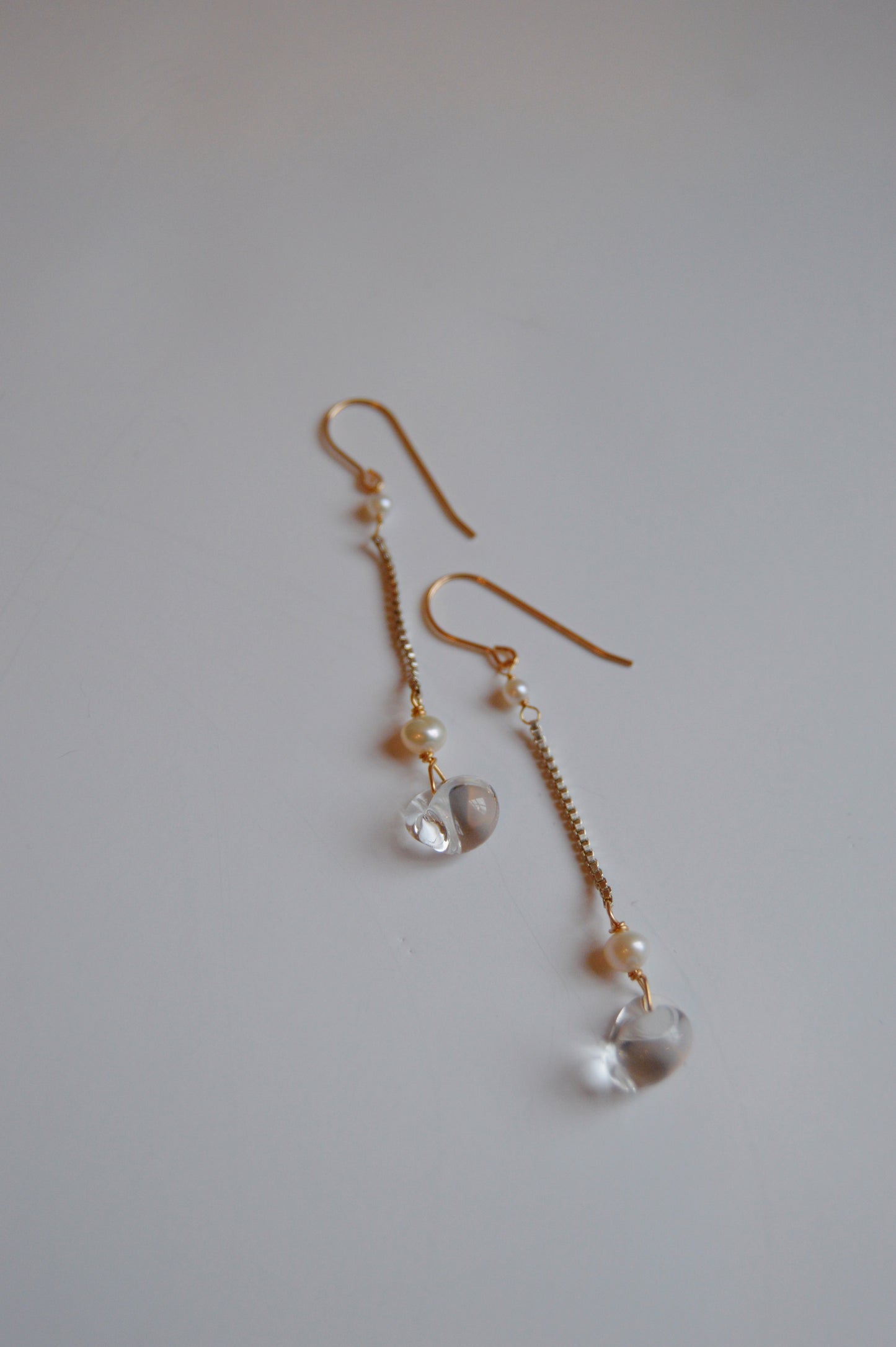 Bubble Drops- Mixed Metal Clear