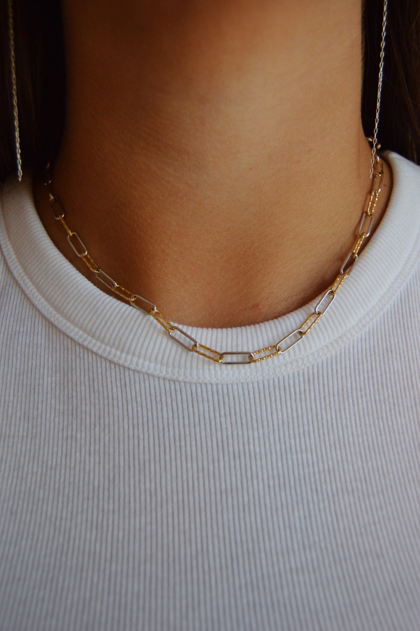 Glitzy Mixed Metal Layer