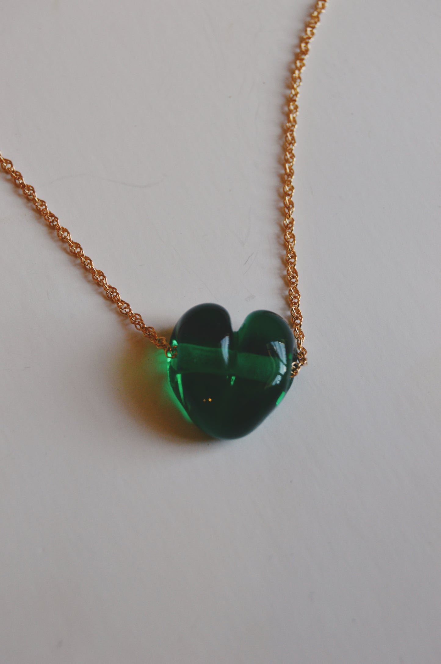 Glass Heart Necklace
