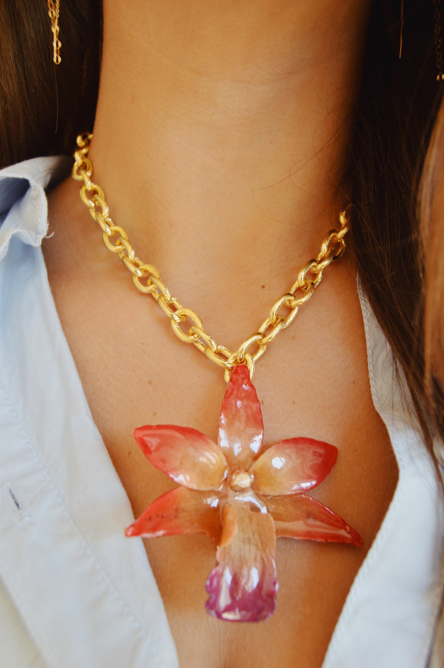 Orchid Necklace