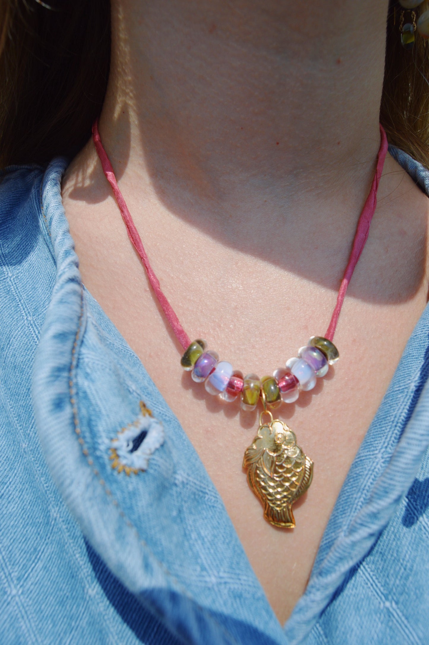 Cloisonne Fish Layer - Berry