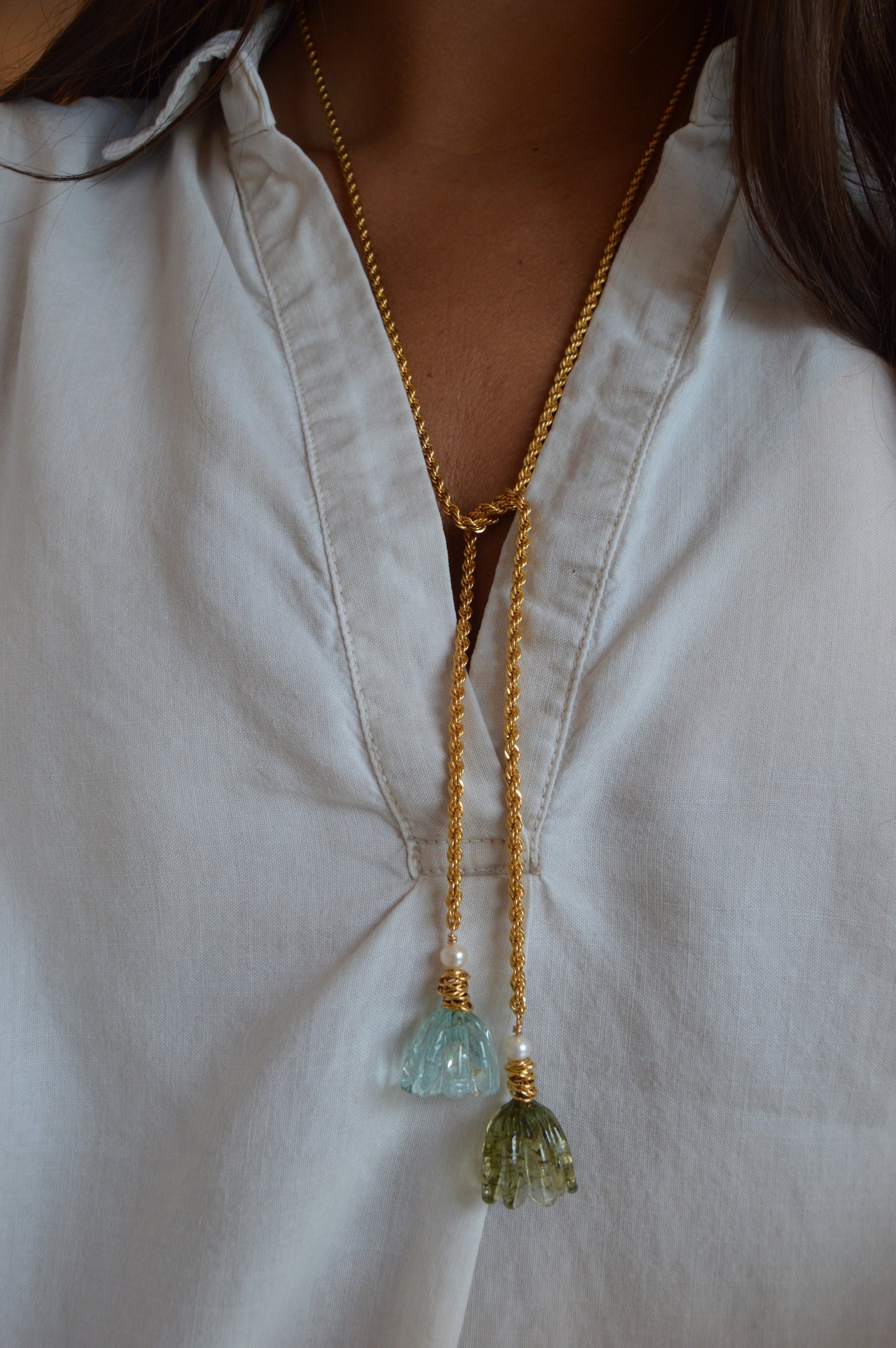 Tulip Wrap Necklace