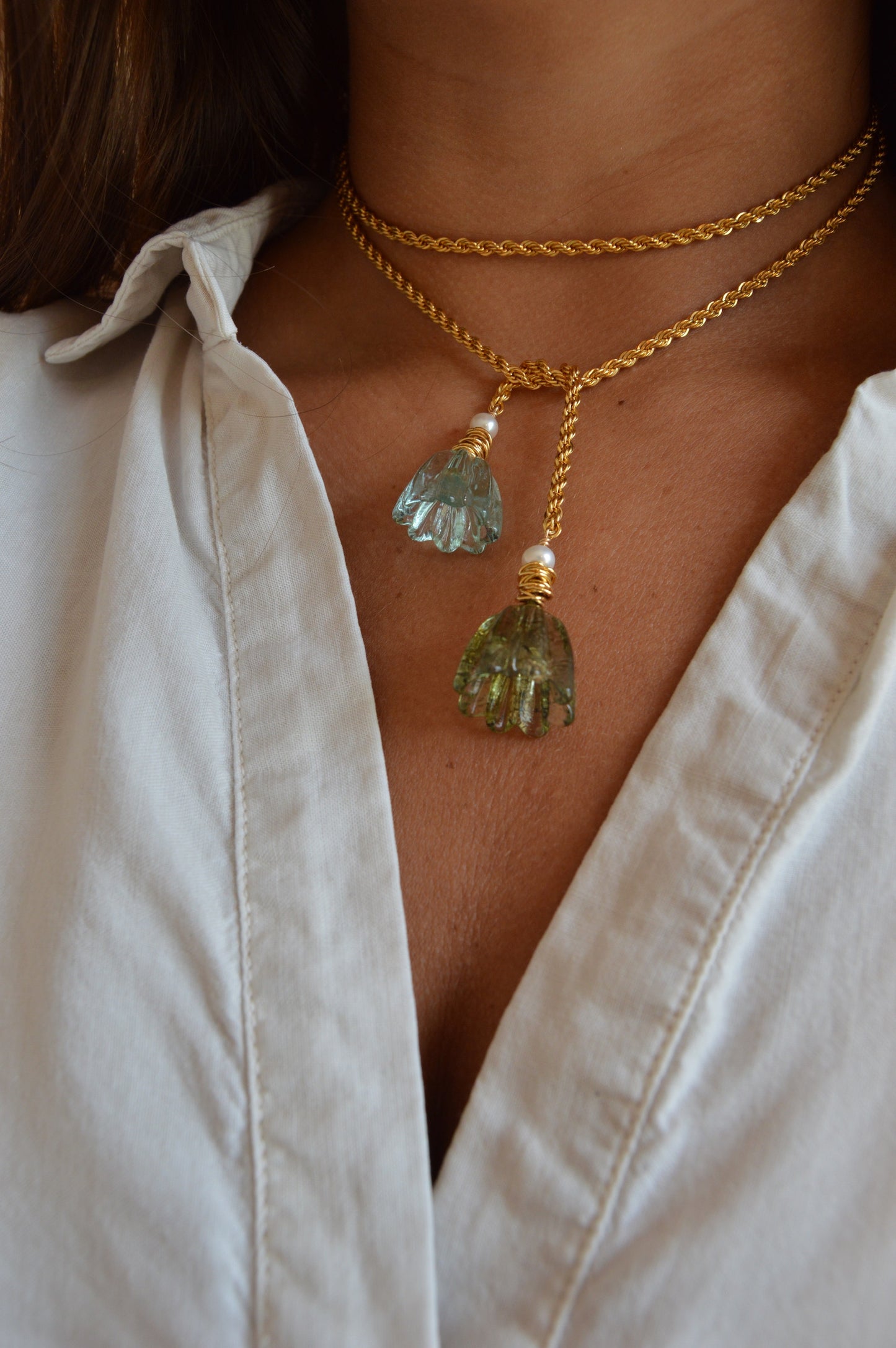 Tulip Wrap Necklace