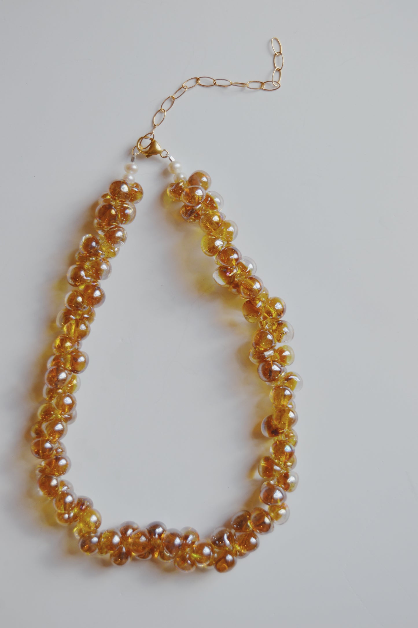 Shimmer Bubble Glass Necklace