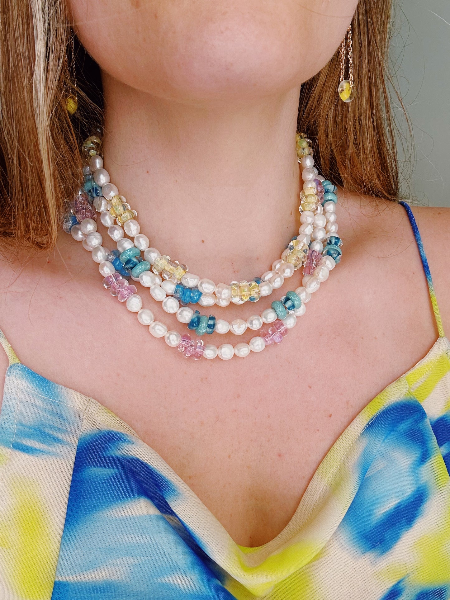 Glass Donut and Pearl Layer