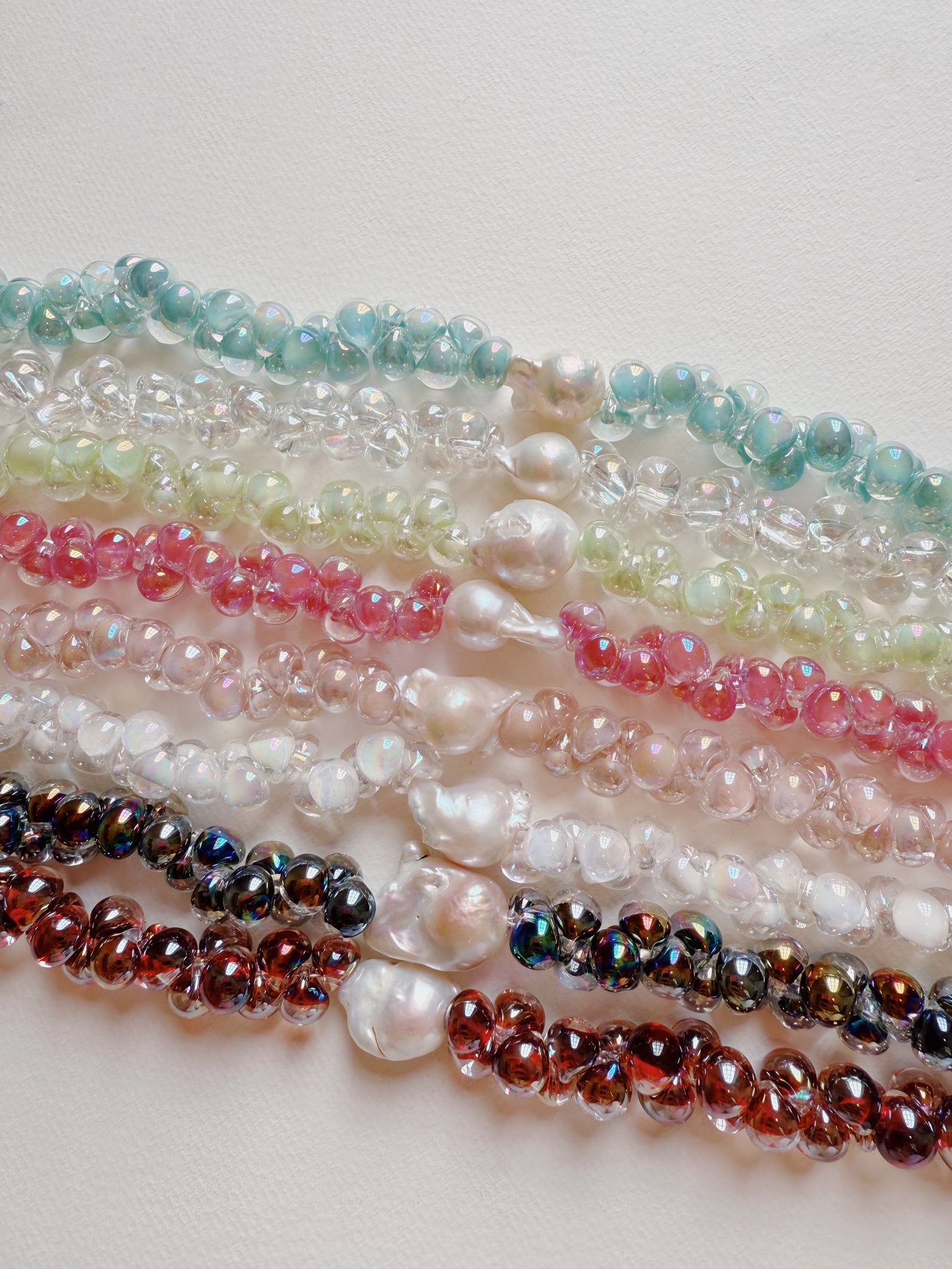 Shimmer Bubble Glass Necklace