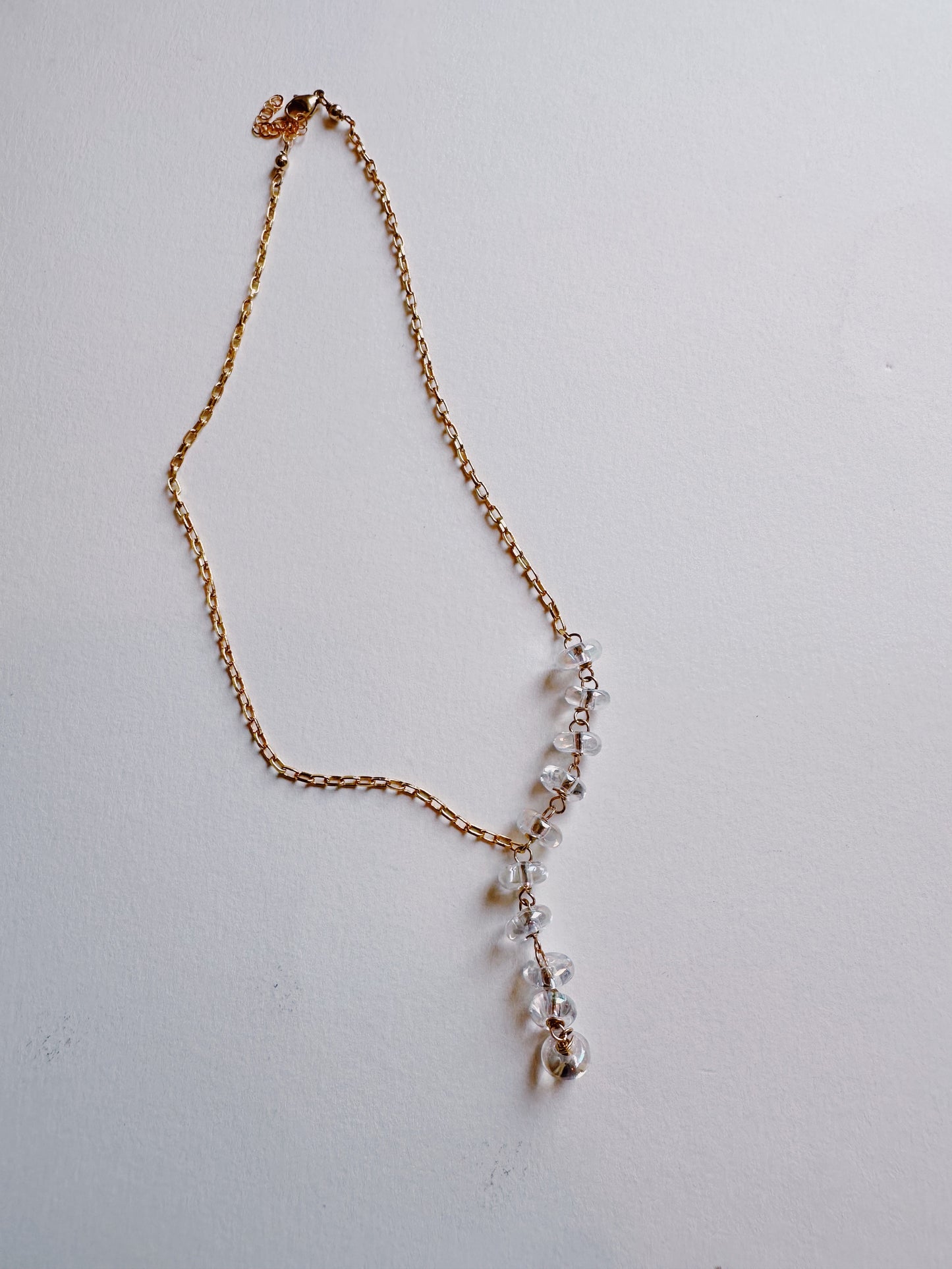 Donut Lariat - Clear