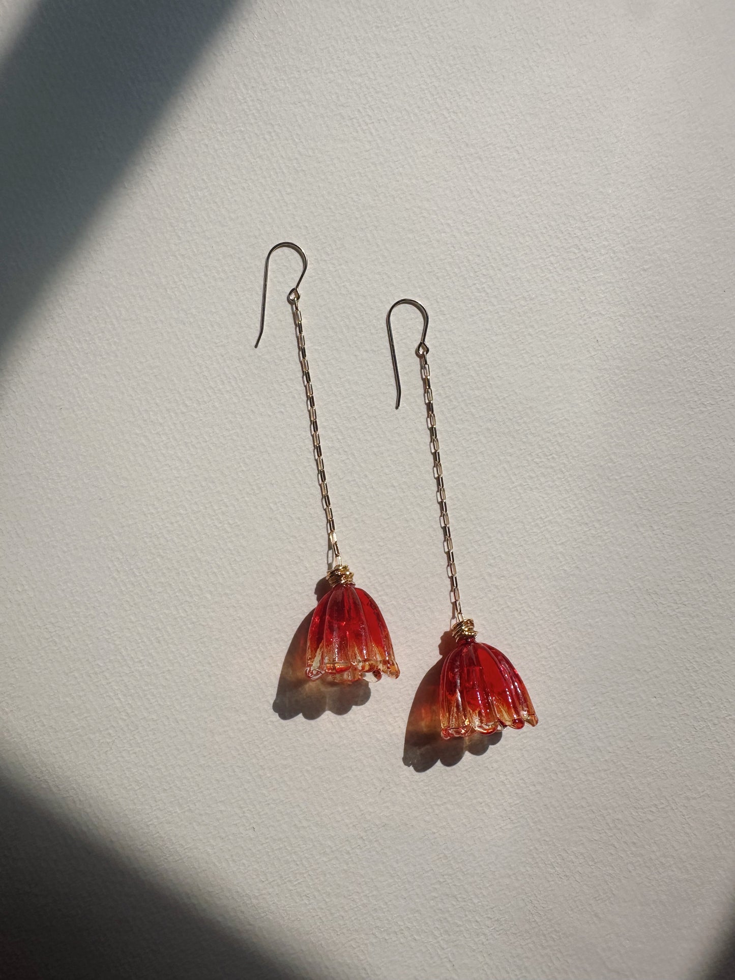 Red Glass Tulips
