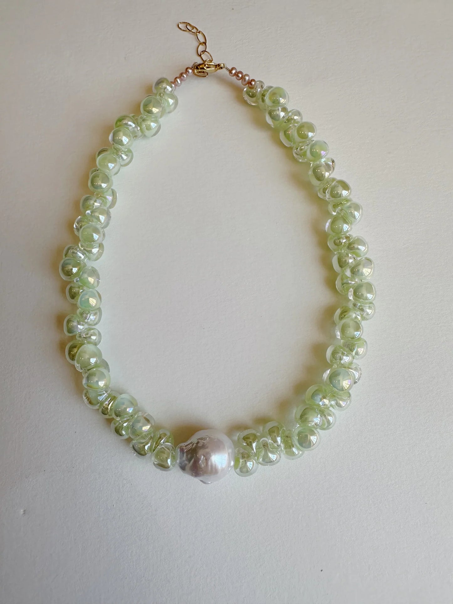 Shimmer Bubble Glass Necklace