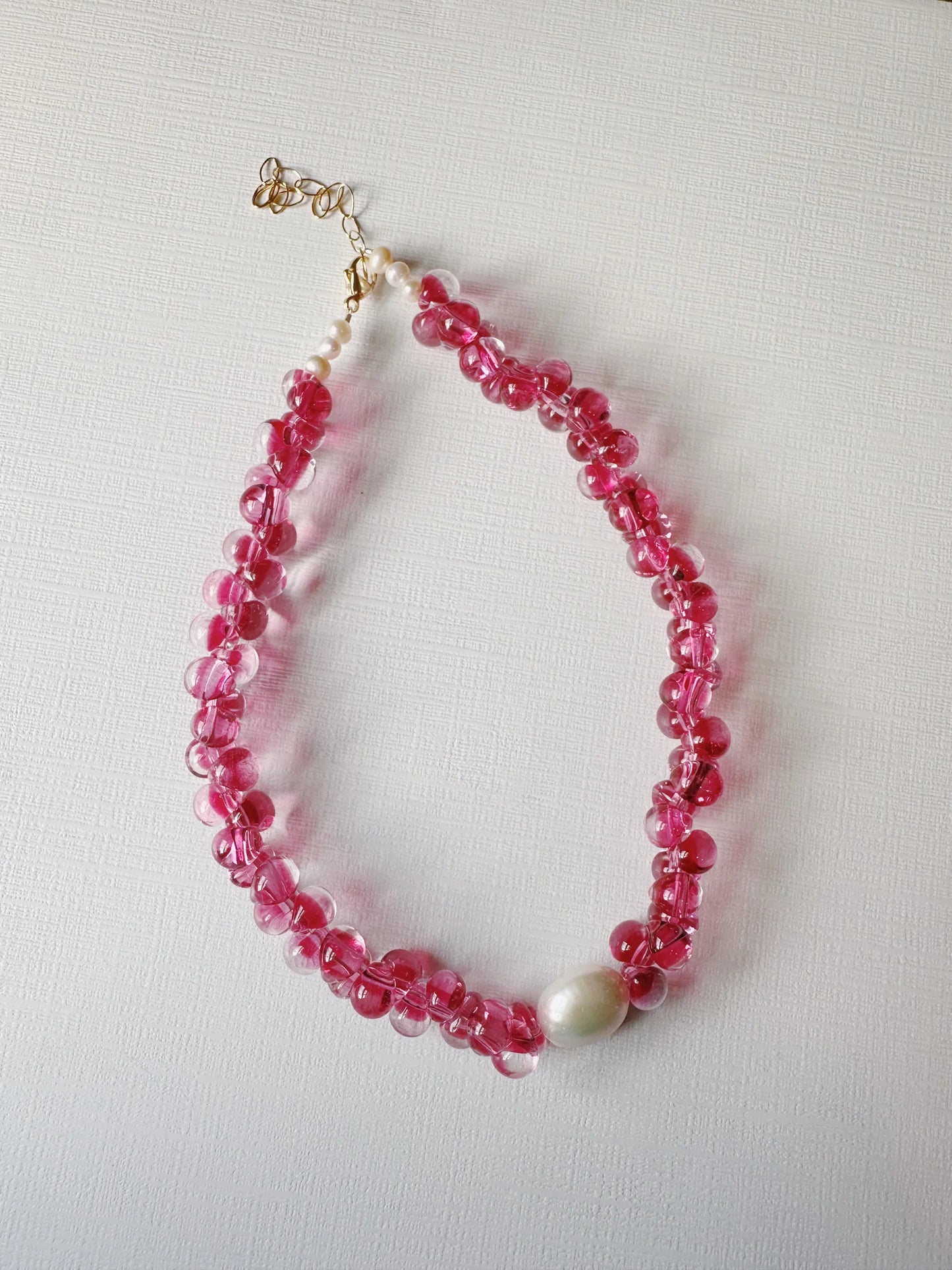 Solid Bubble Glass Necklace