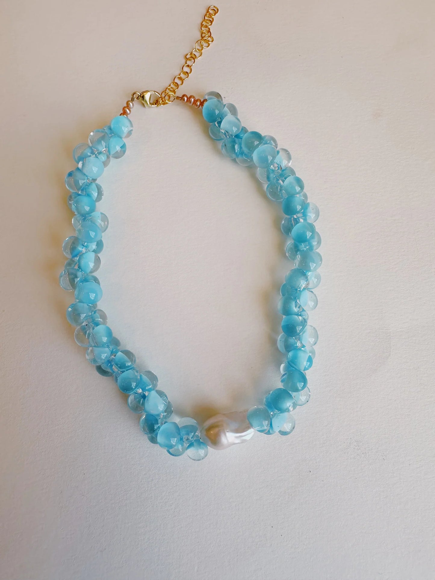 Solid Bubble Glass Necklace