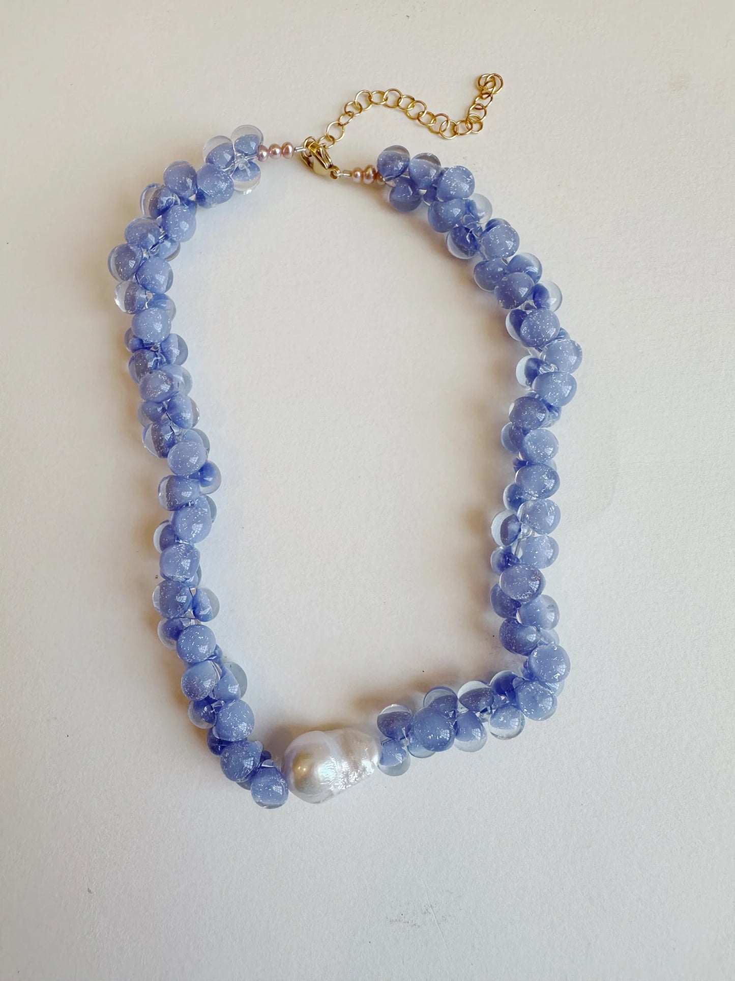 Solid Bubble Glass Necklace