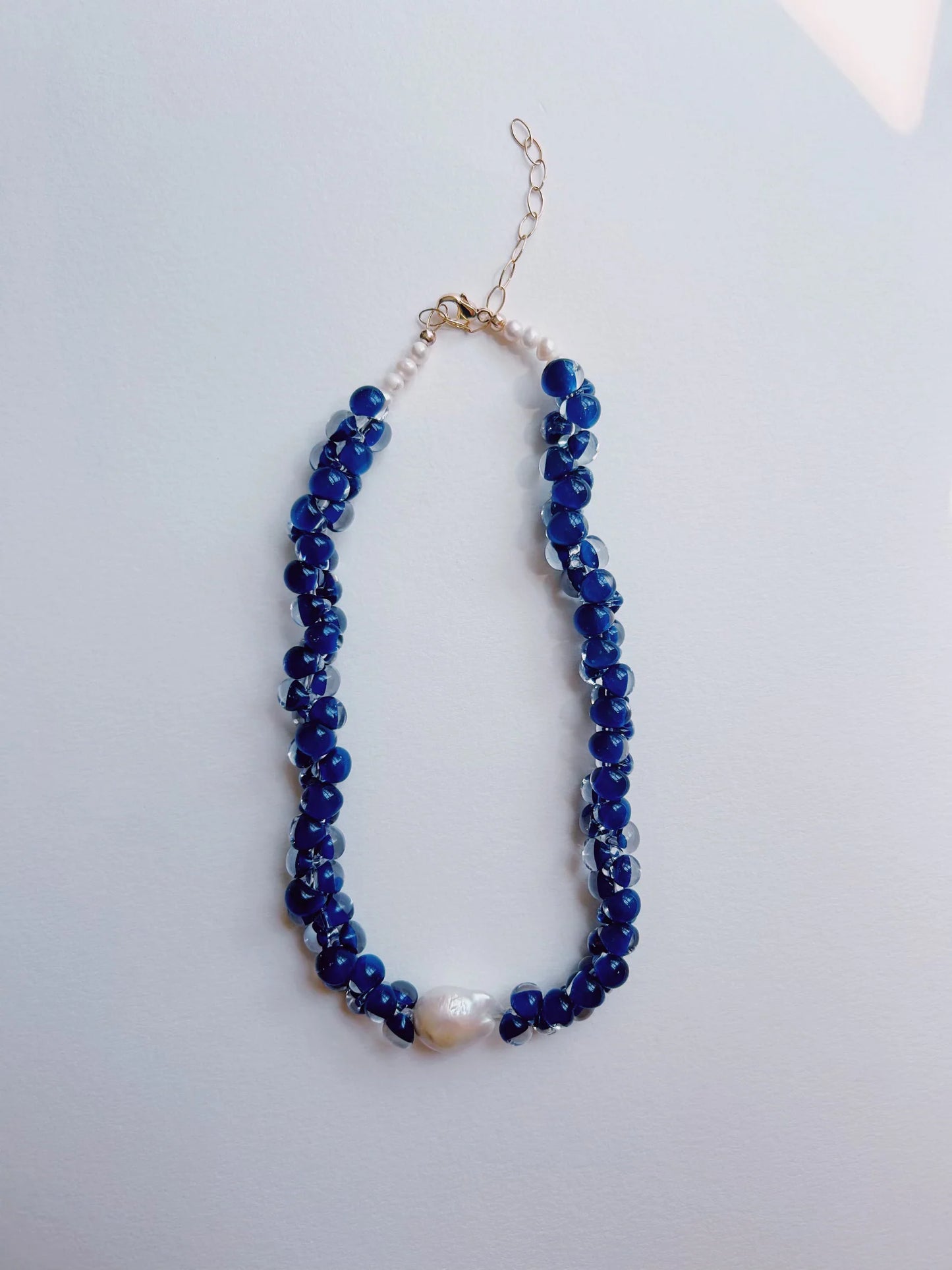 Solid Bubble Glass Necklace