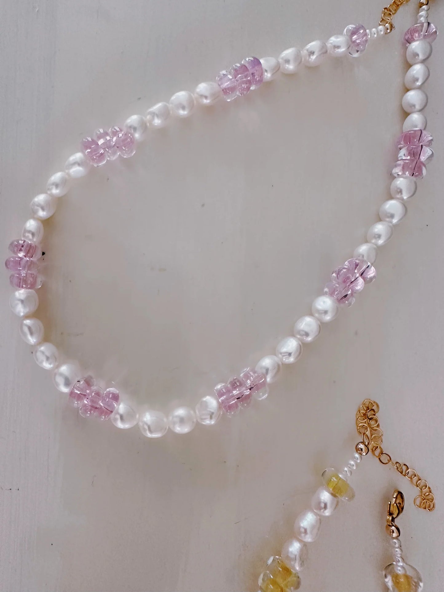 Glass Donut and Pearl Layer