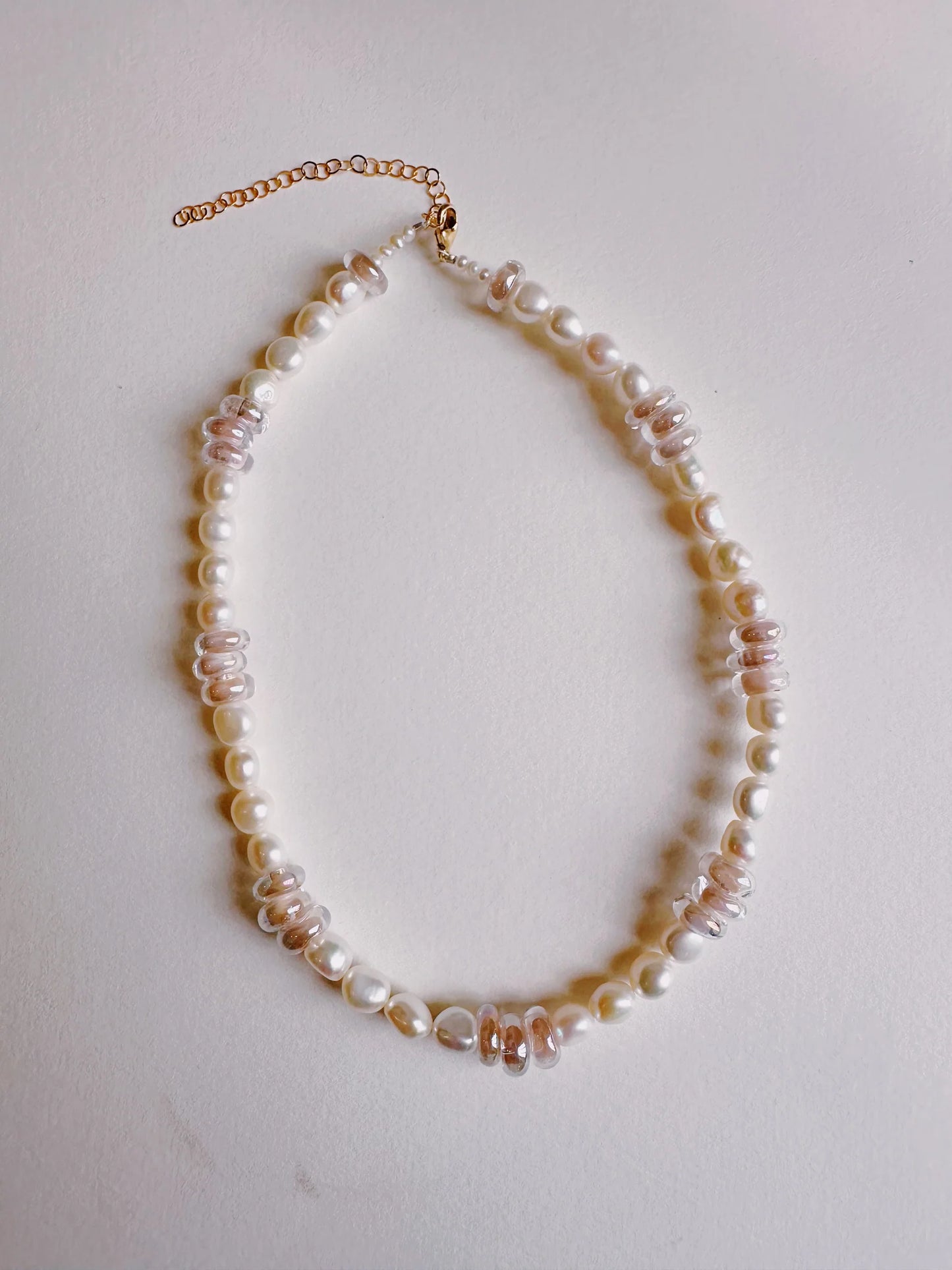 Glass Donut and Pearl Layer