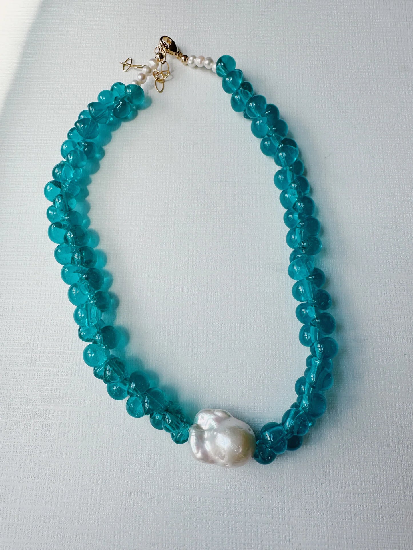 Solid Bubble Glass Necklace