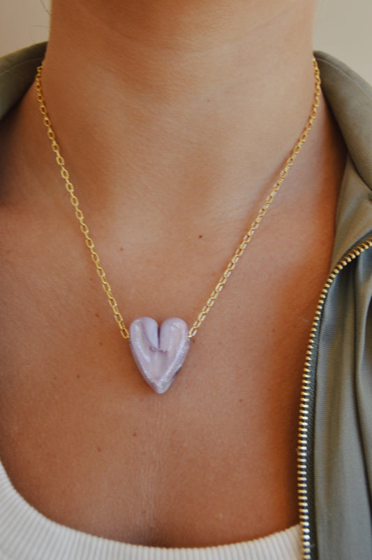 Glass Heart Necklace