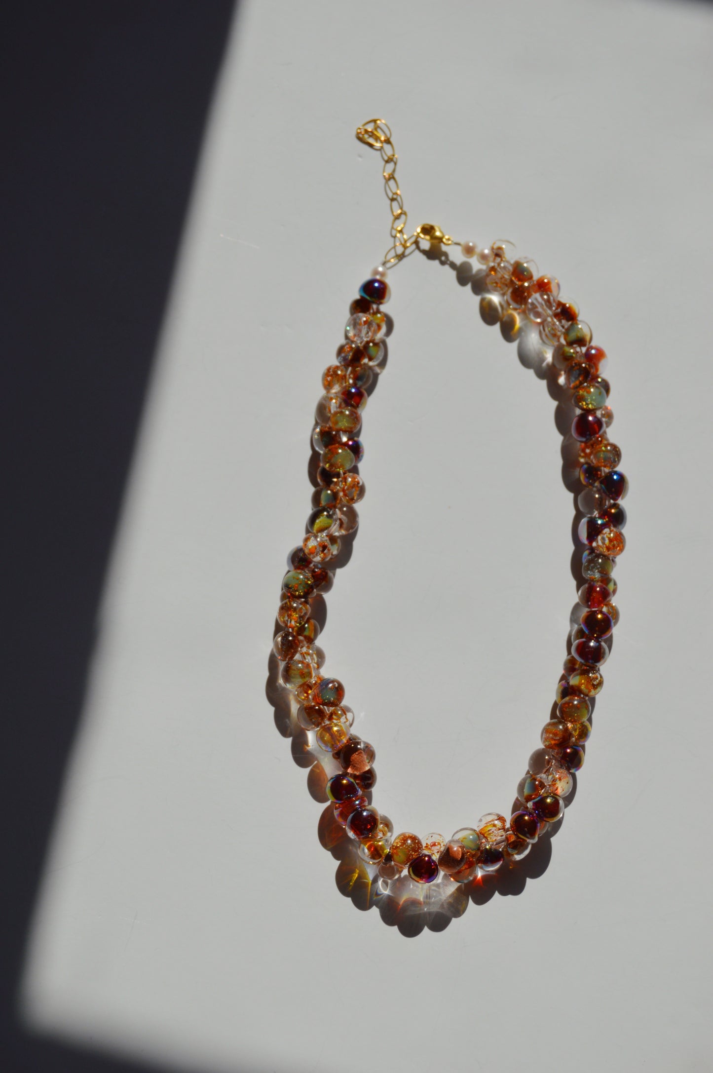 Bubble Glass Necklace- Fizz Mix