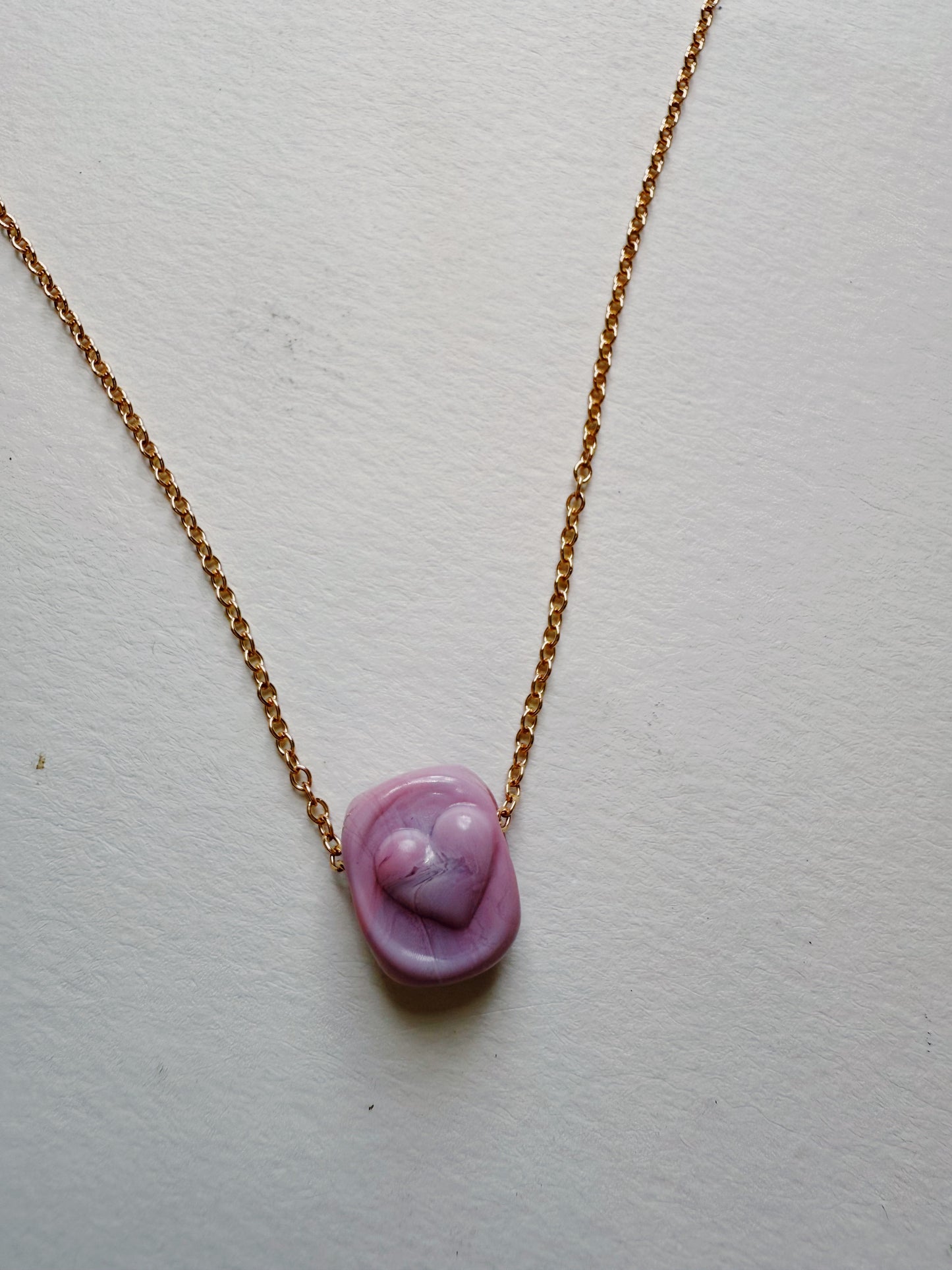 Glass Stamp Necklaces