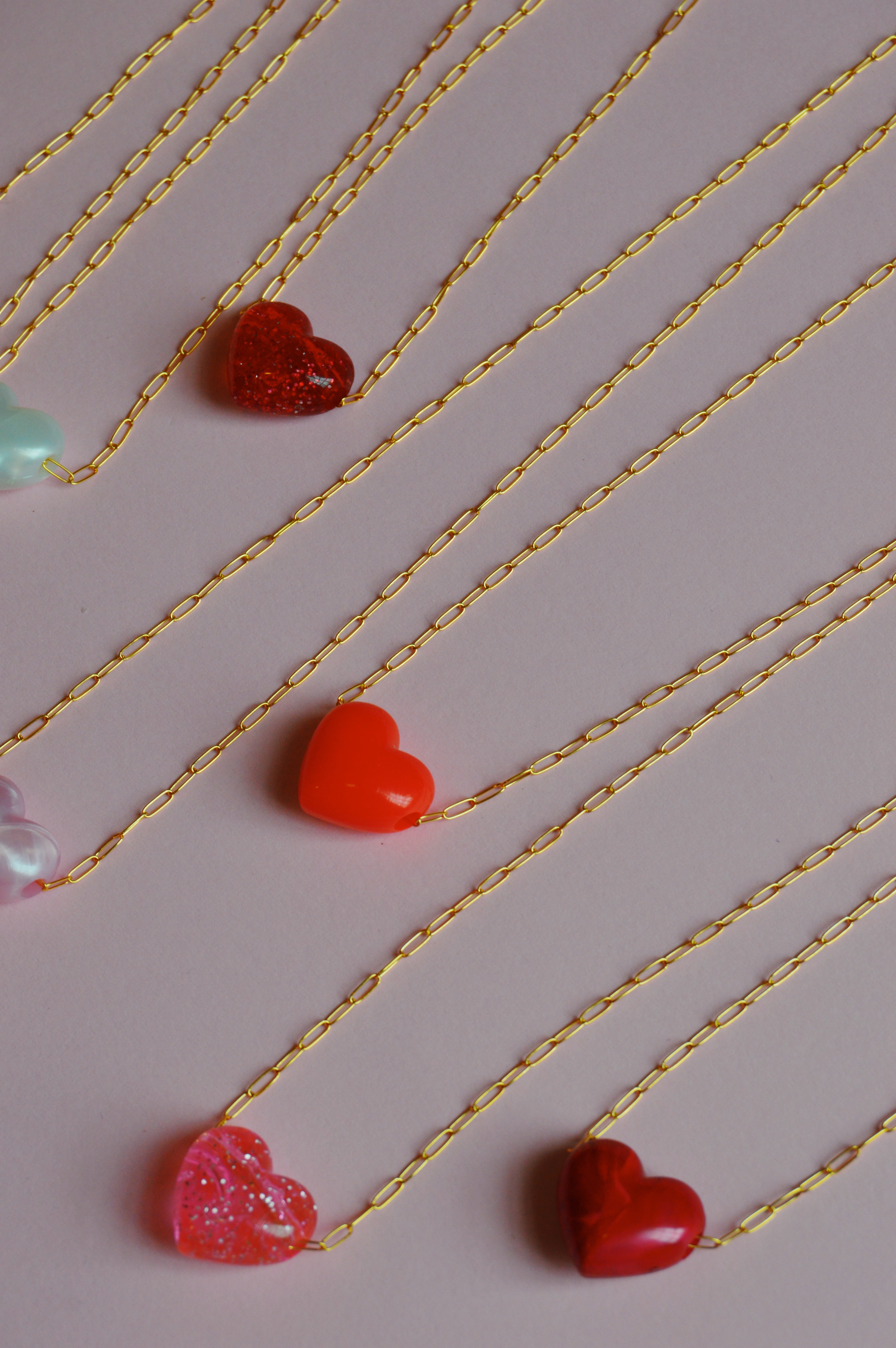 Acrylic Heart Necklace – KK Buteau