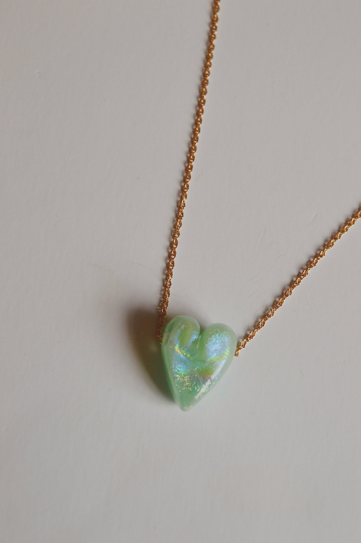 Glass Heart Necklace