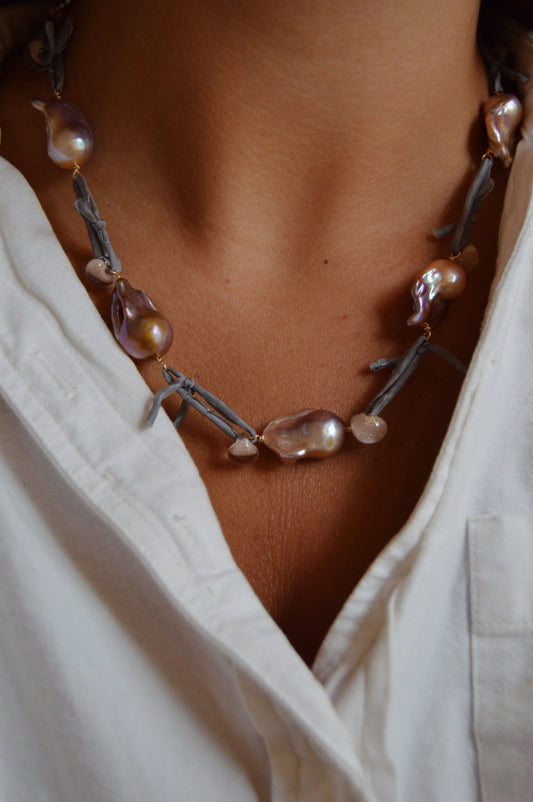 Silk and Pearl Layer - Driftwood