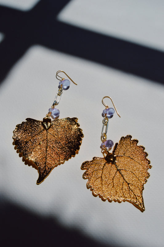 Gold Leaf Dangles