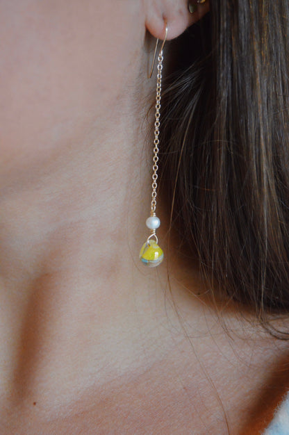 Extra Long Bubble Drops- Shimmer Lemon
