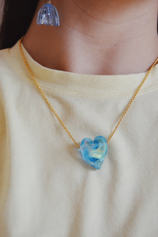 Glass Heart Necklace