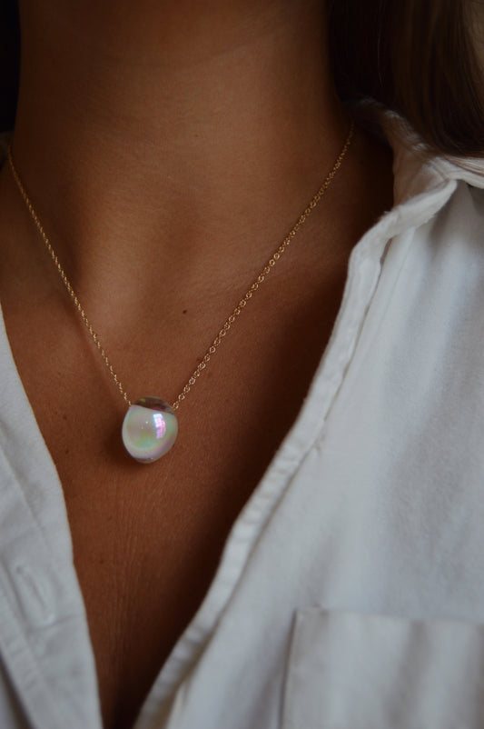 Dainty Grand Bubble Single- Shimmer White