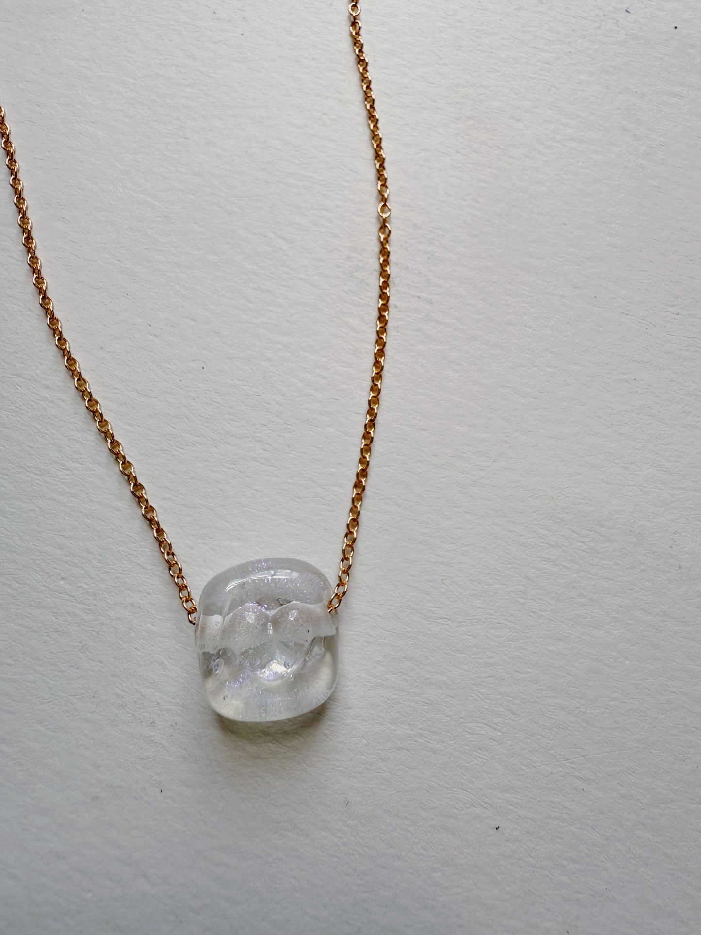 Glass Stamp Necklaces
