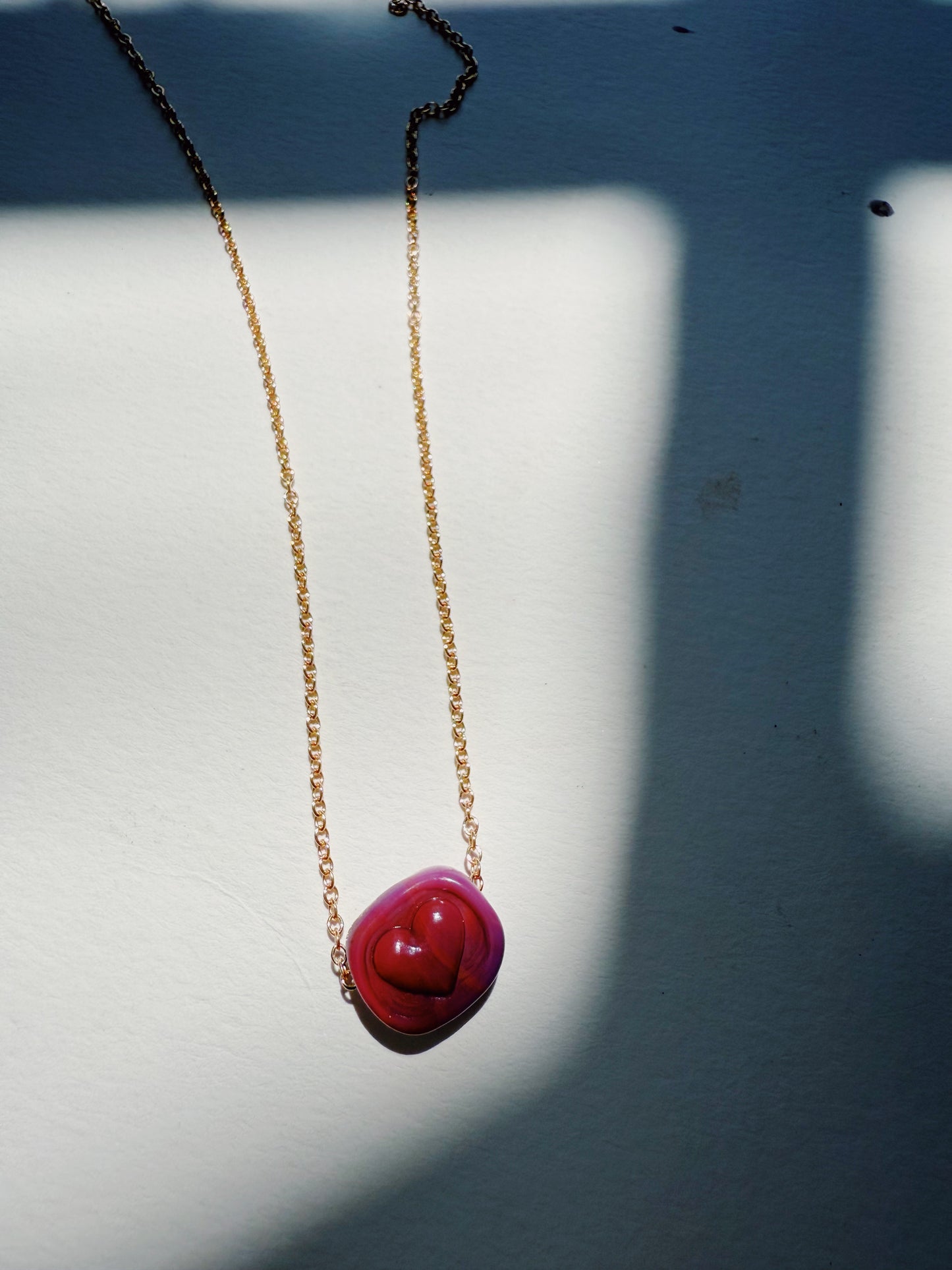 Glass Stamp Necklaces