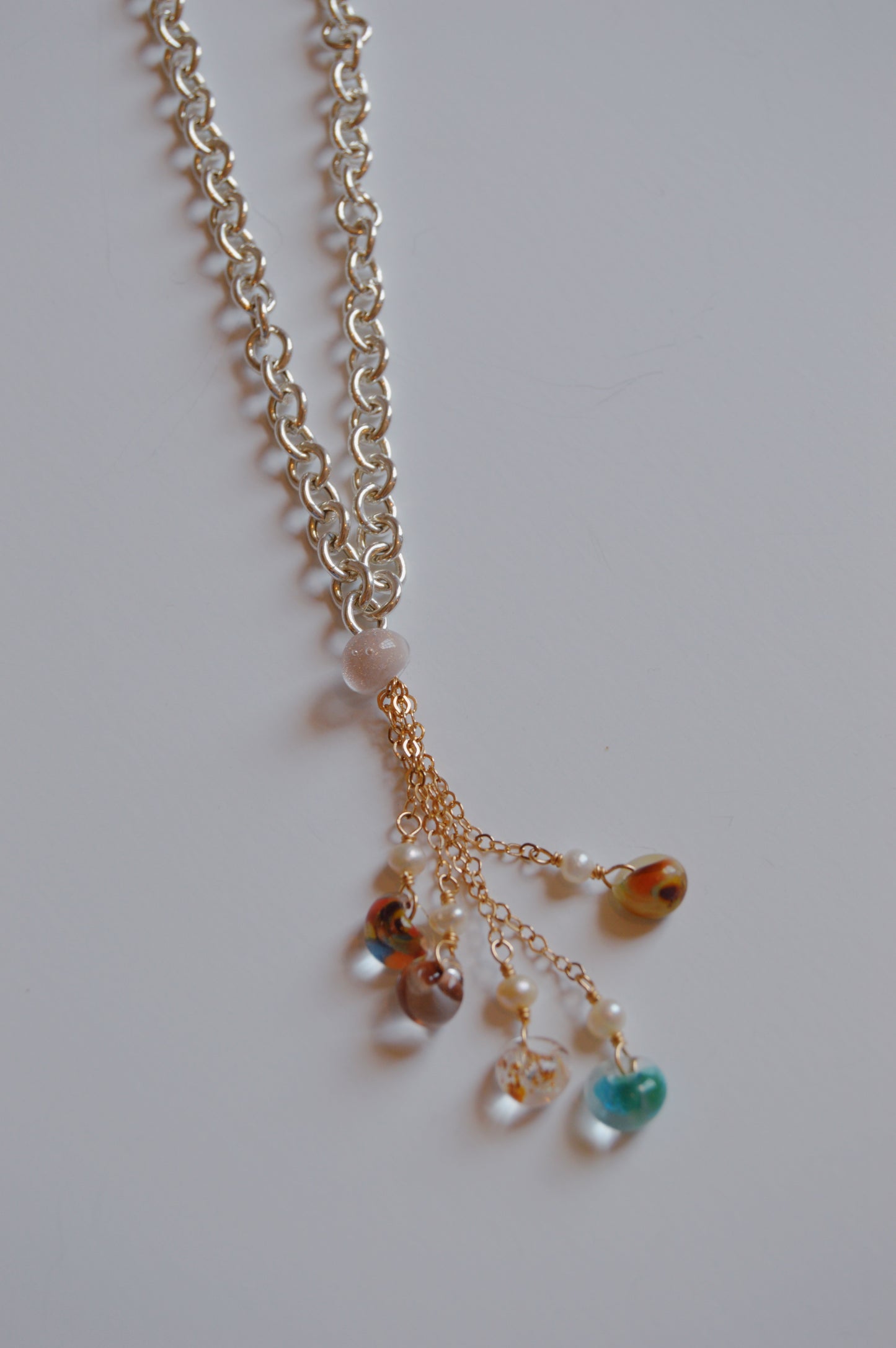 Fall Party Drop Necklace