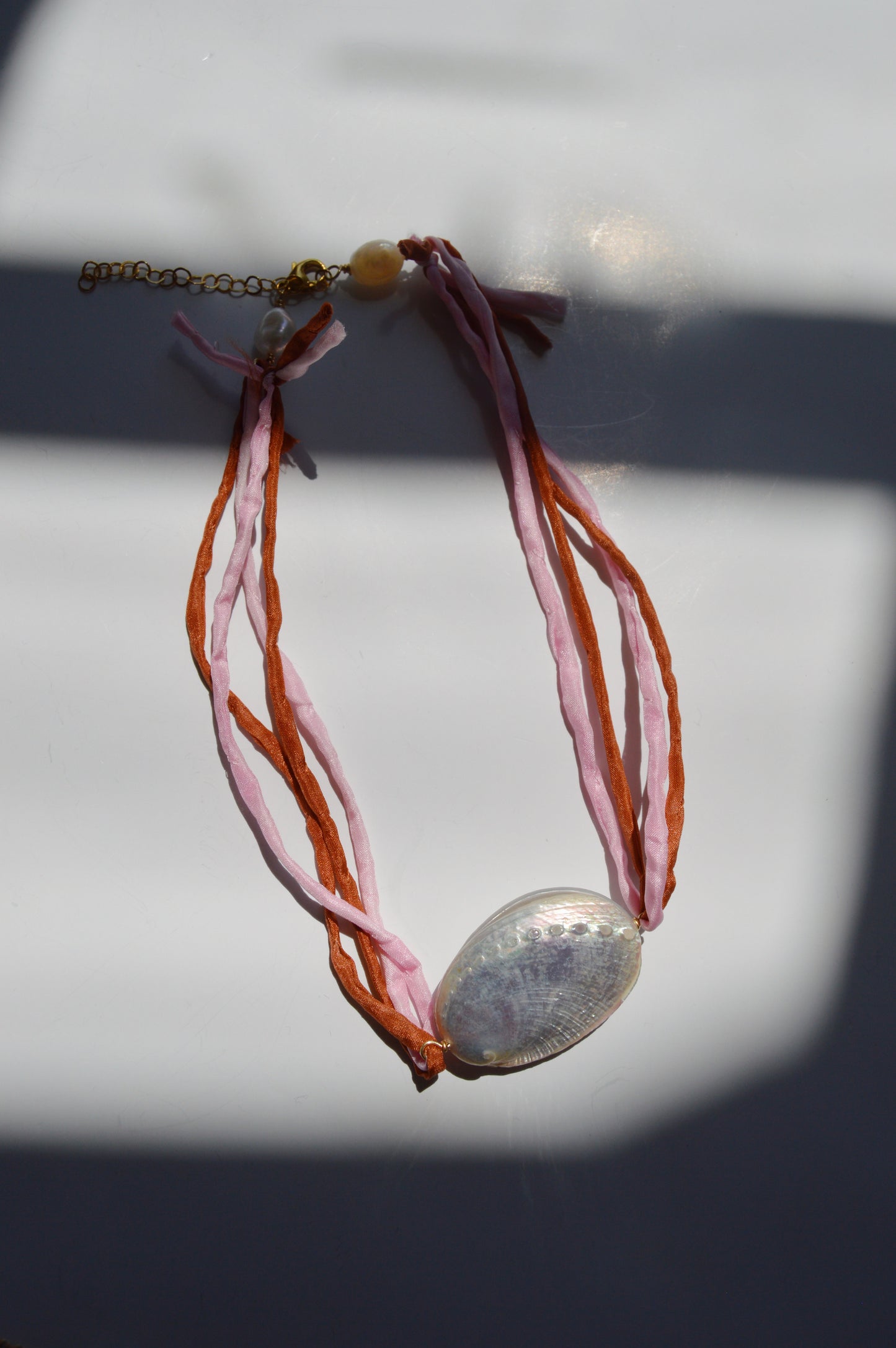 Abalone Silk Choker