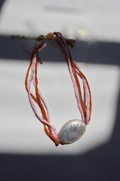 Abalone Silk Choker