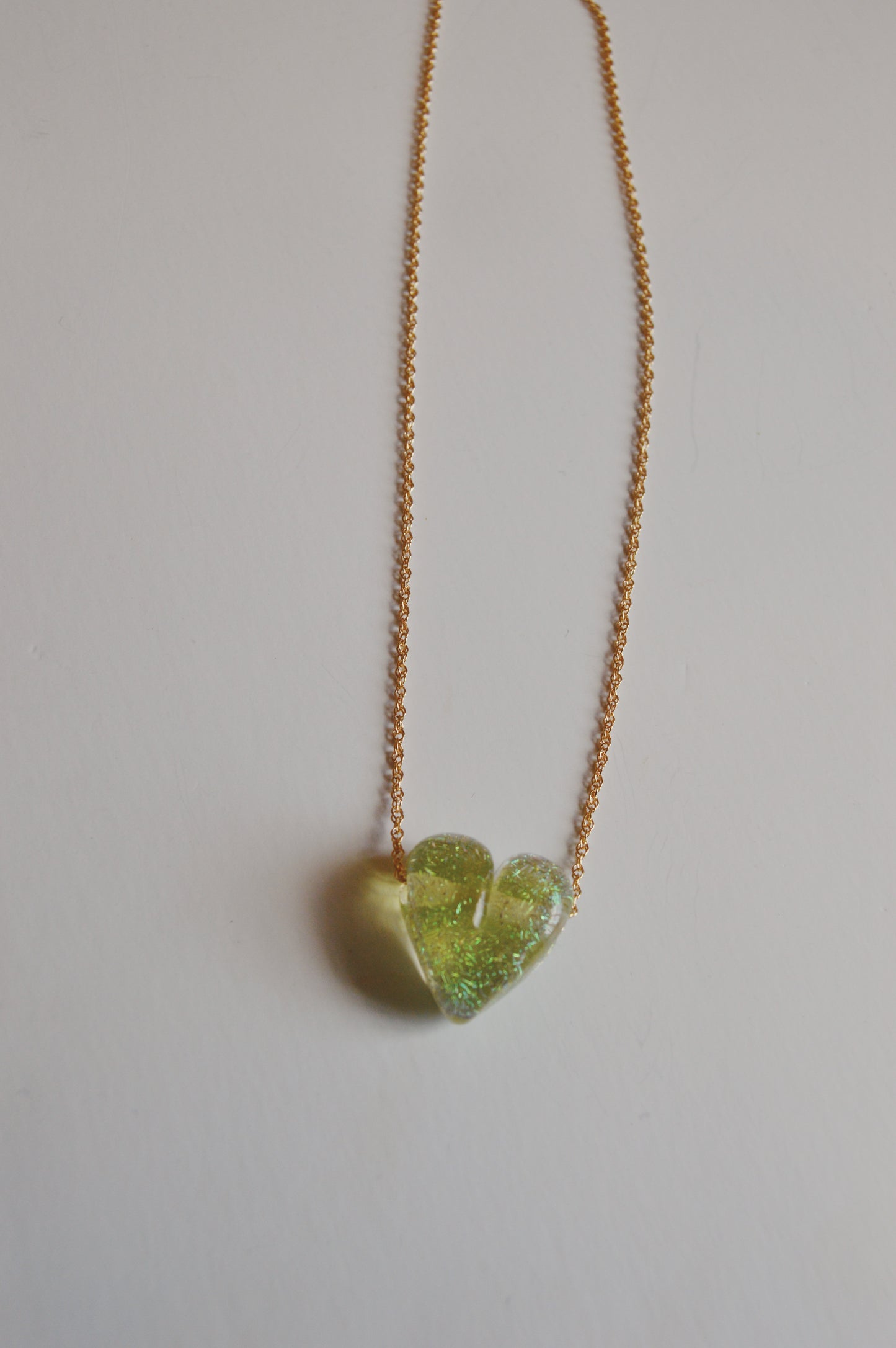 Glass Heart Necklace