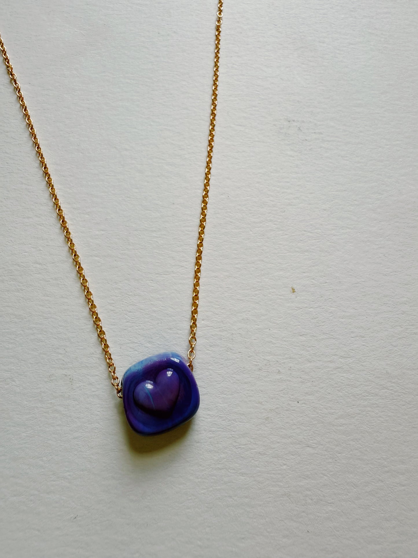 Glass Stamp Necklaces