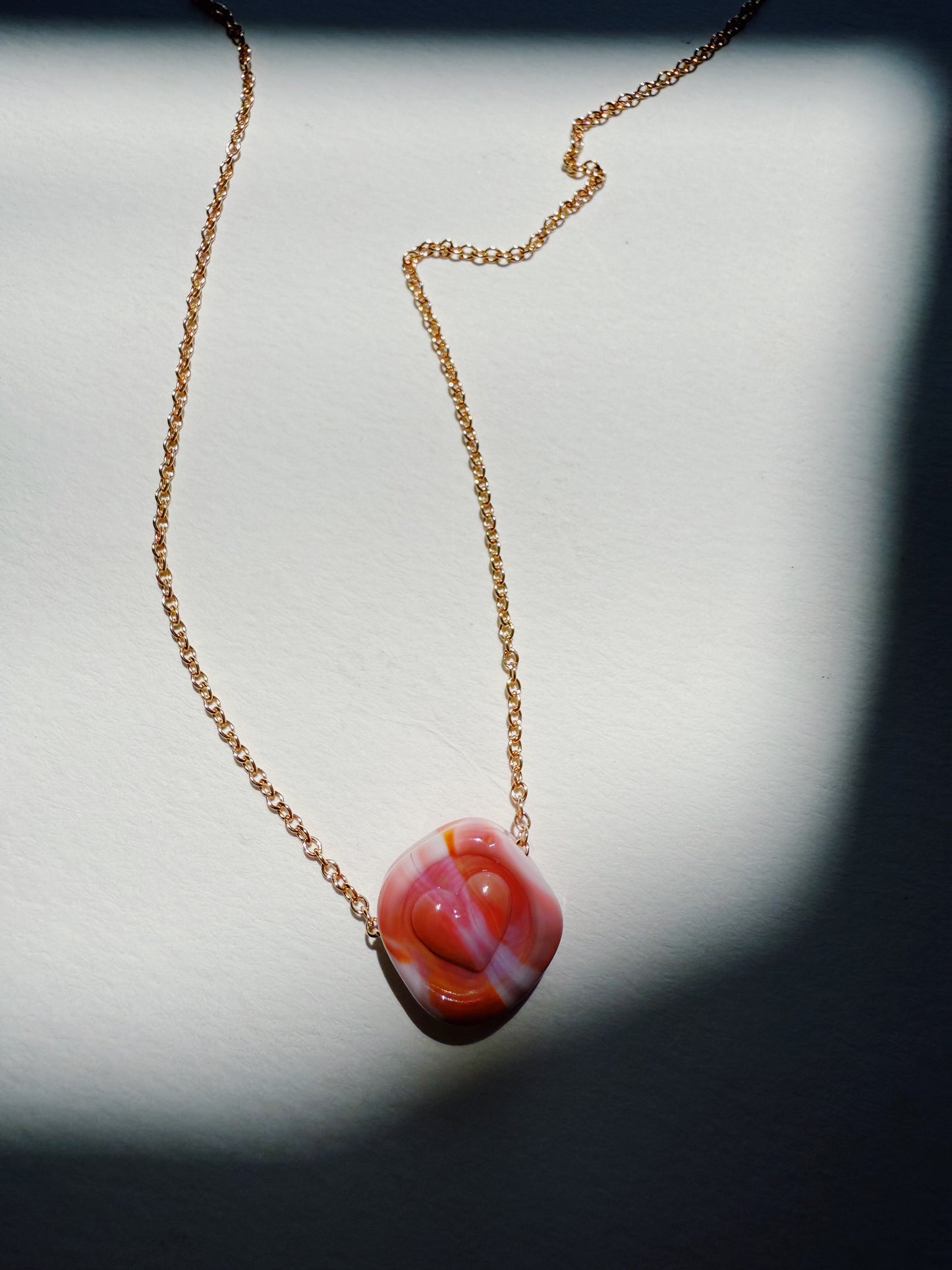 Glass Stamp Necklaces