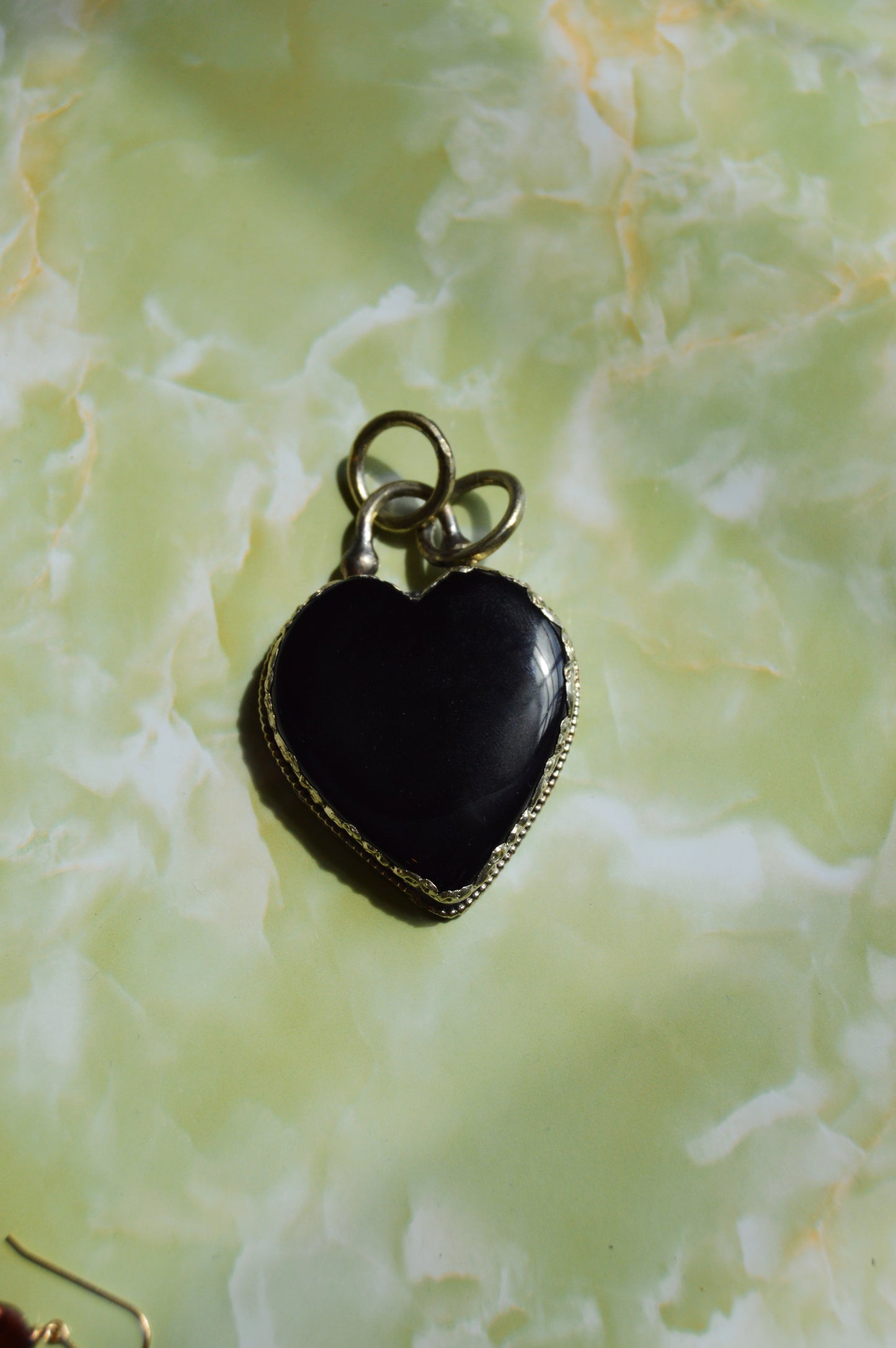 Heart Pendant- Black